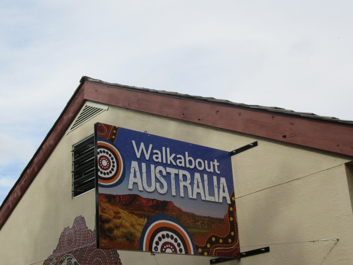 Walkabout Australia Sign (Near Kangaroos)