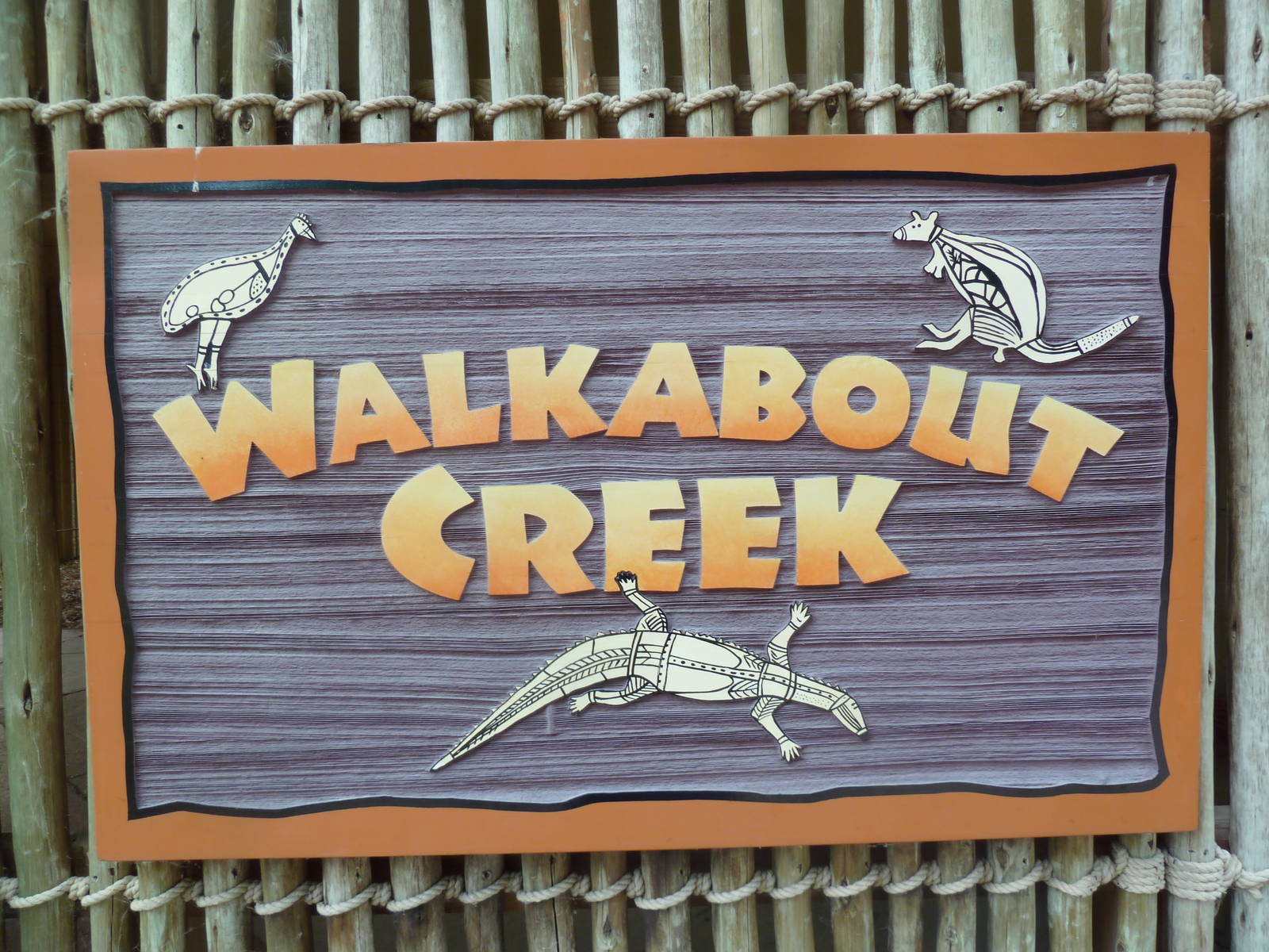 Walkabout Creek - Entrance Sign