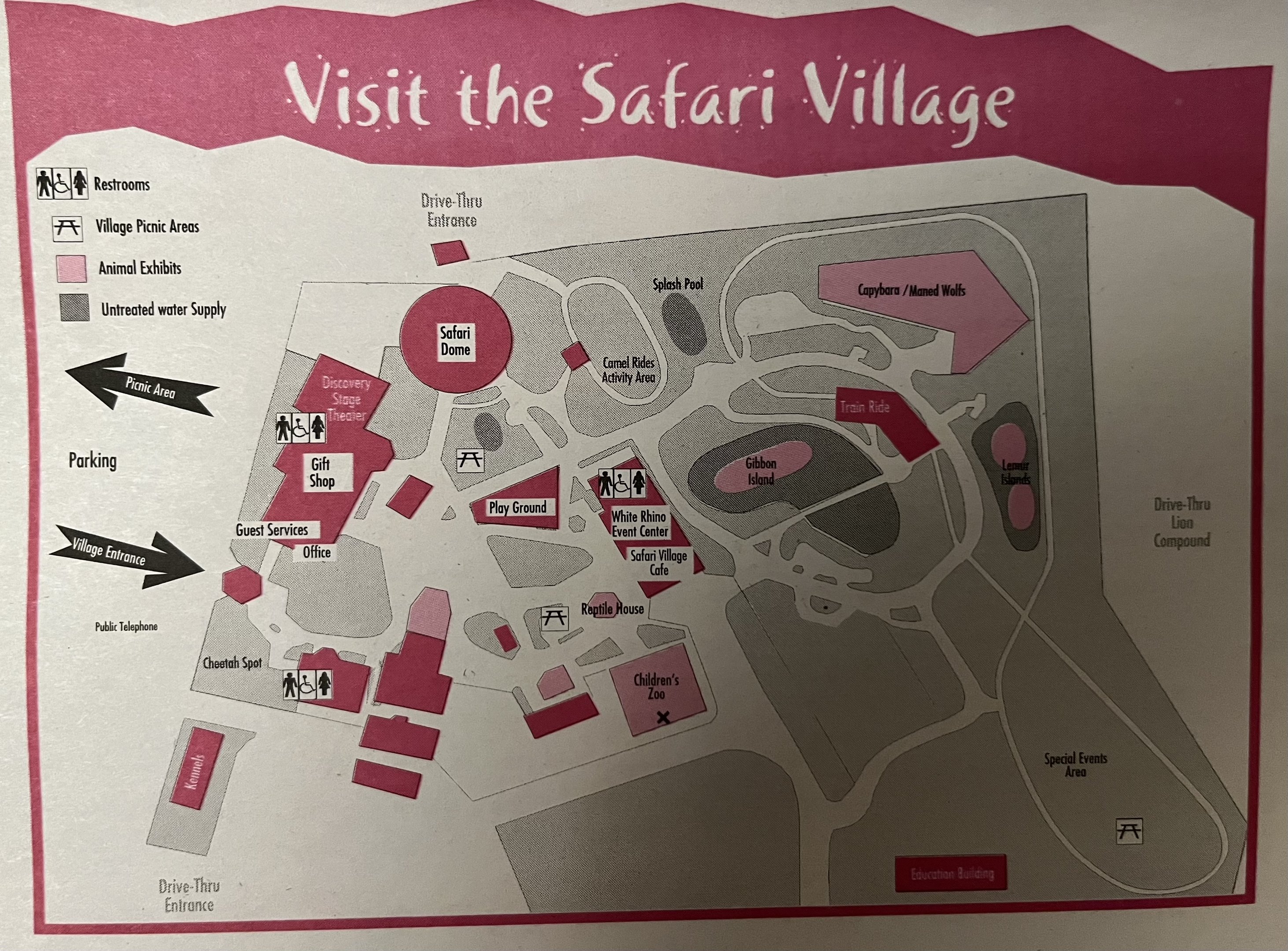 Walking Safari Map - 2010