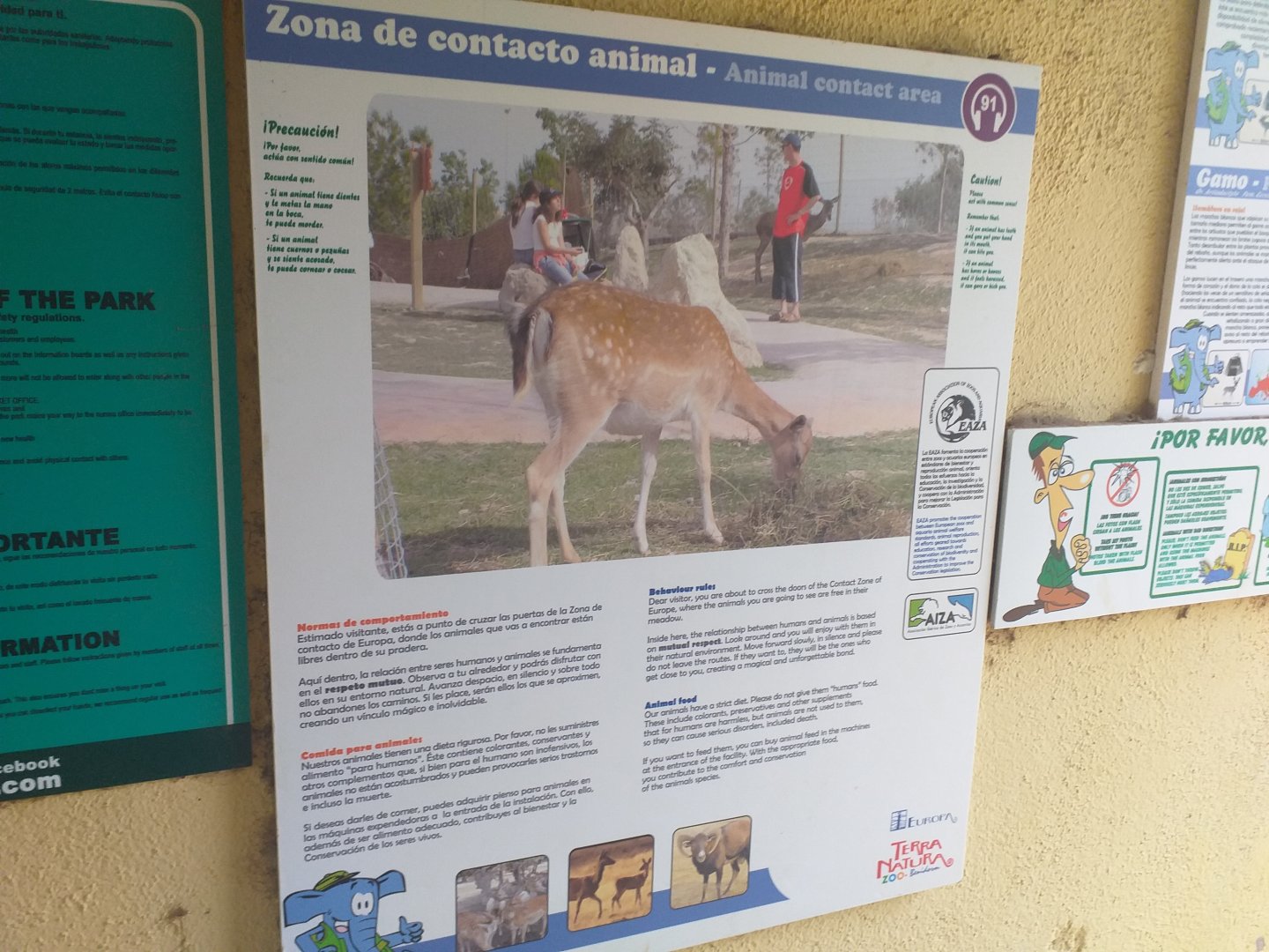 Walkthrough sign -TerraNatura Benidorm (2021)