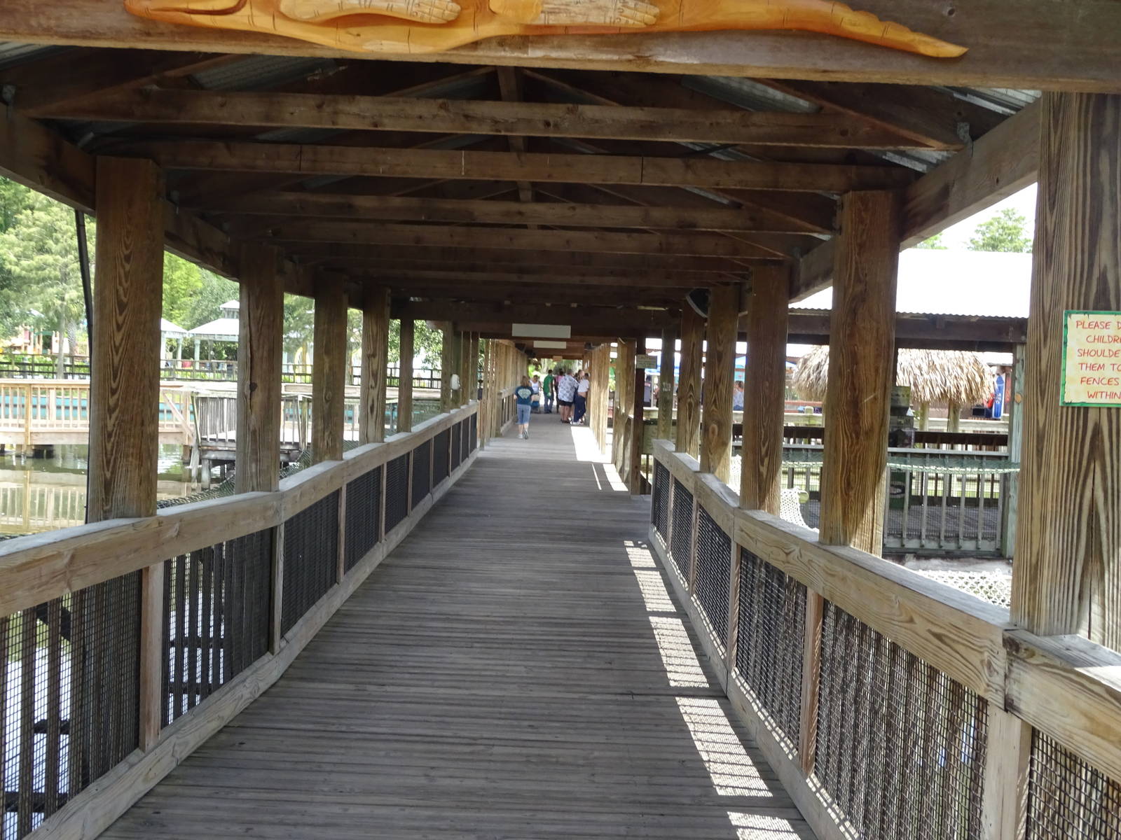 Walkway at Gatorland