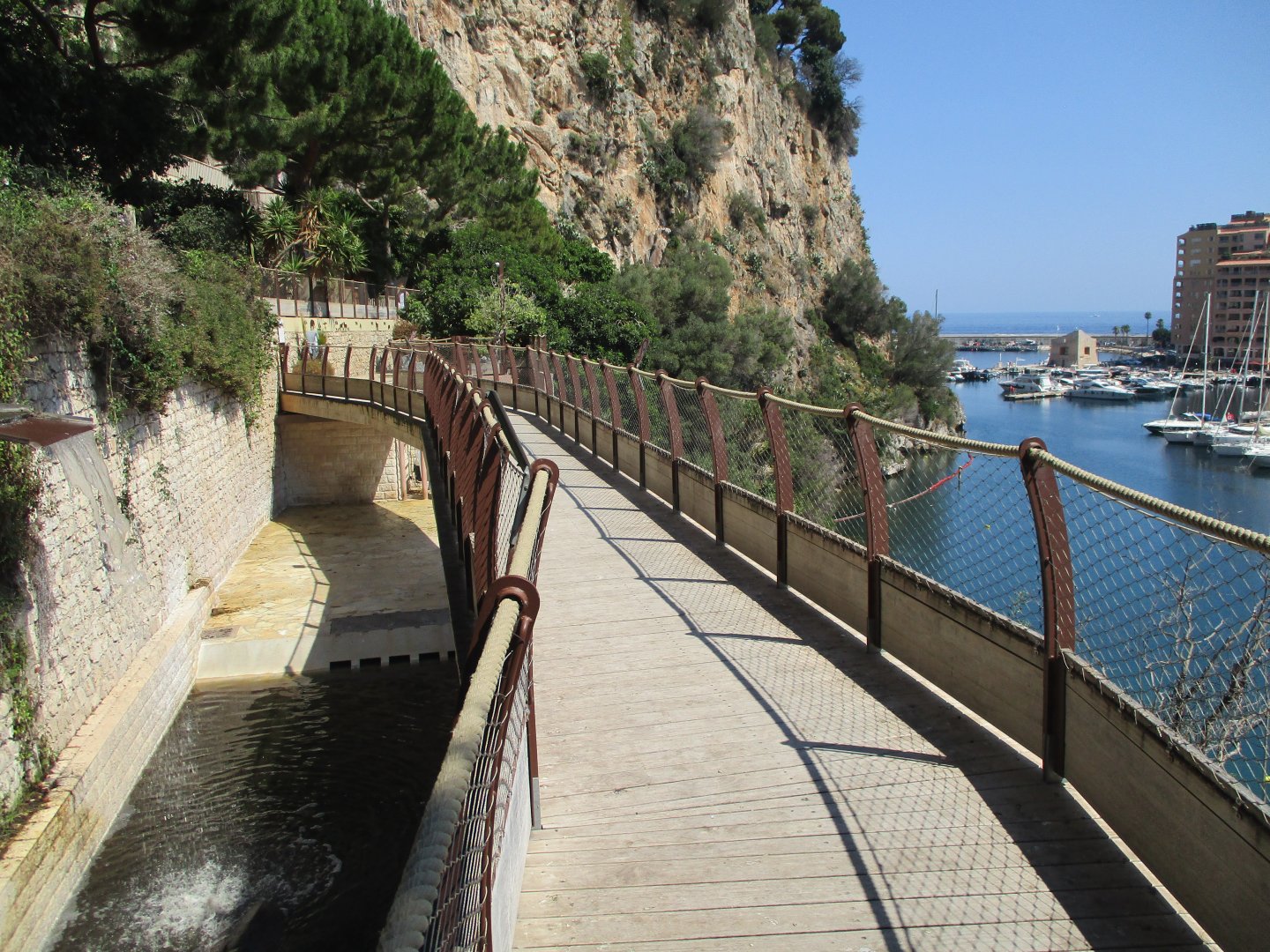 Walkway over the hippo enclosure