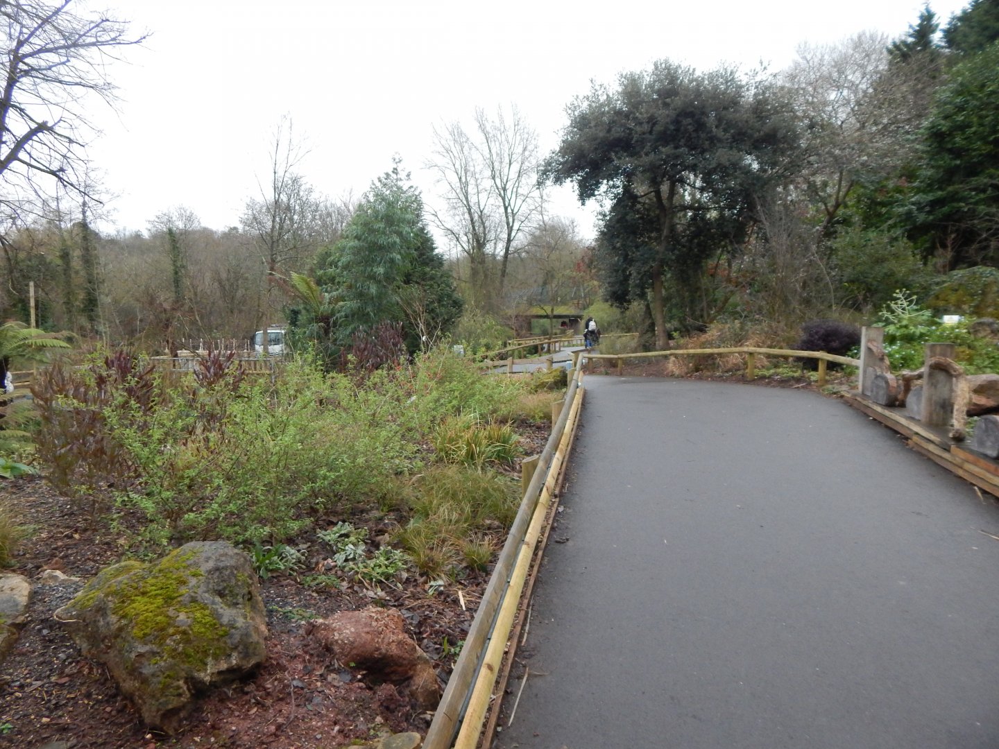 Walkway through former Brookside Aviary 050224