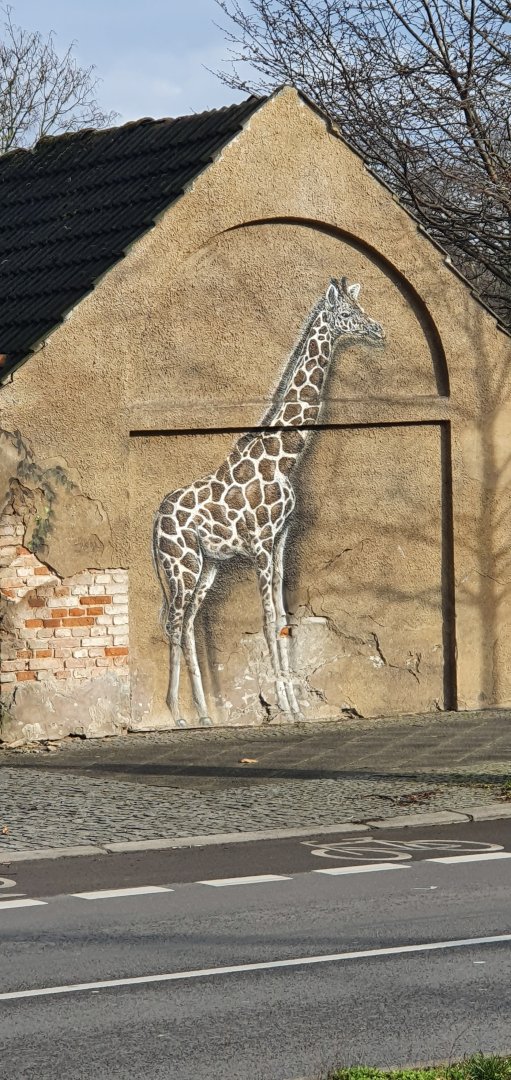 Wall art by entrance