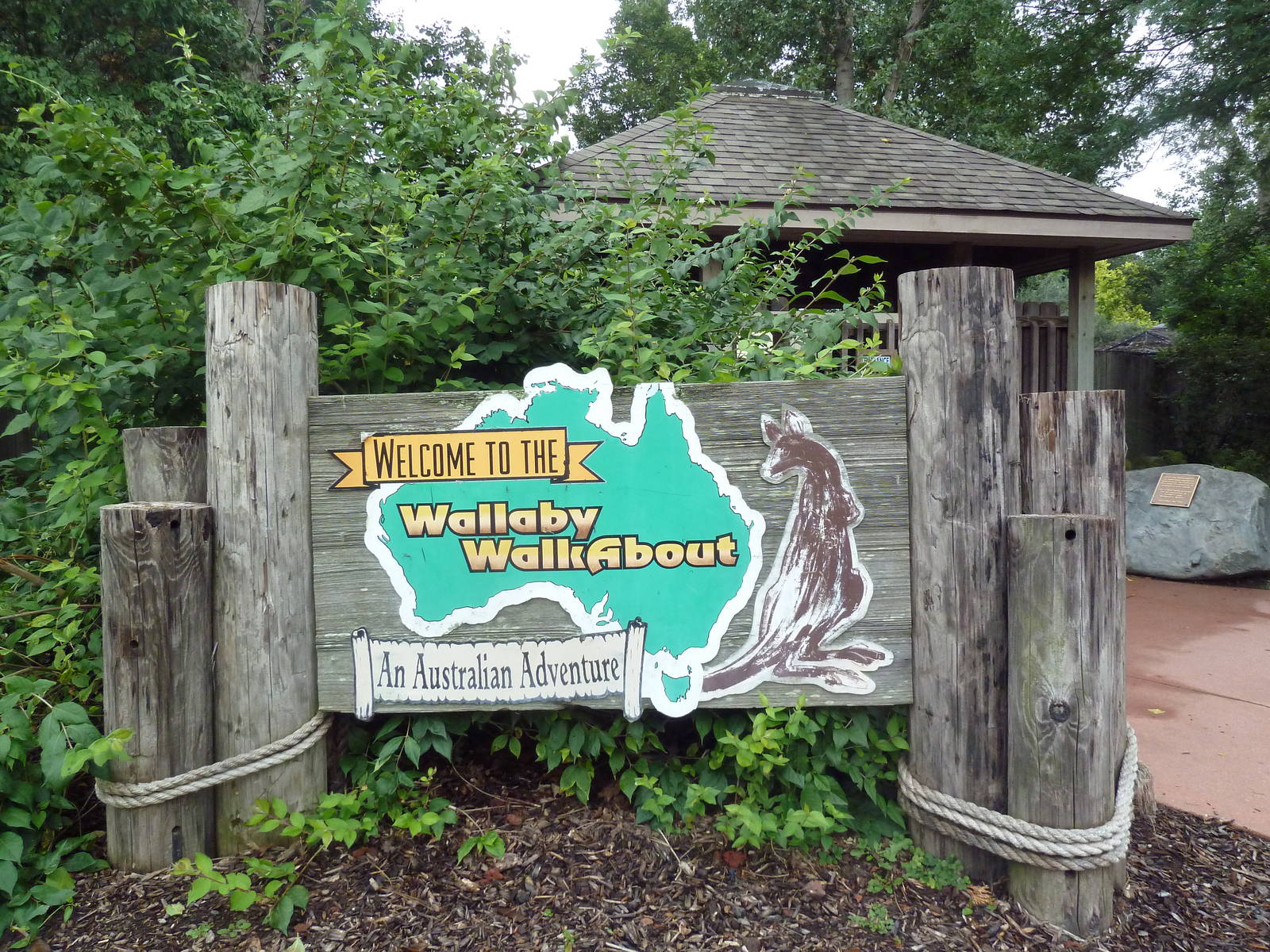 Wallaby WalkAbout - Entrance Sign