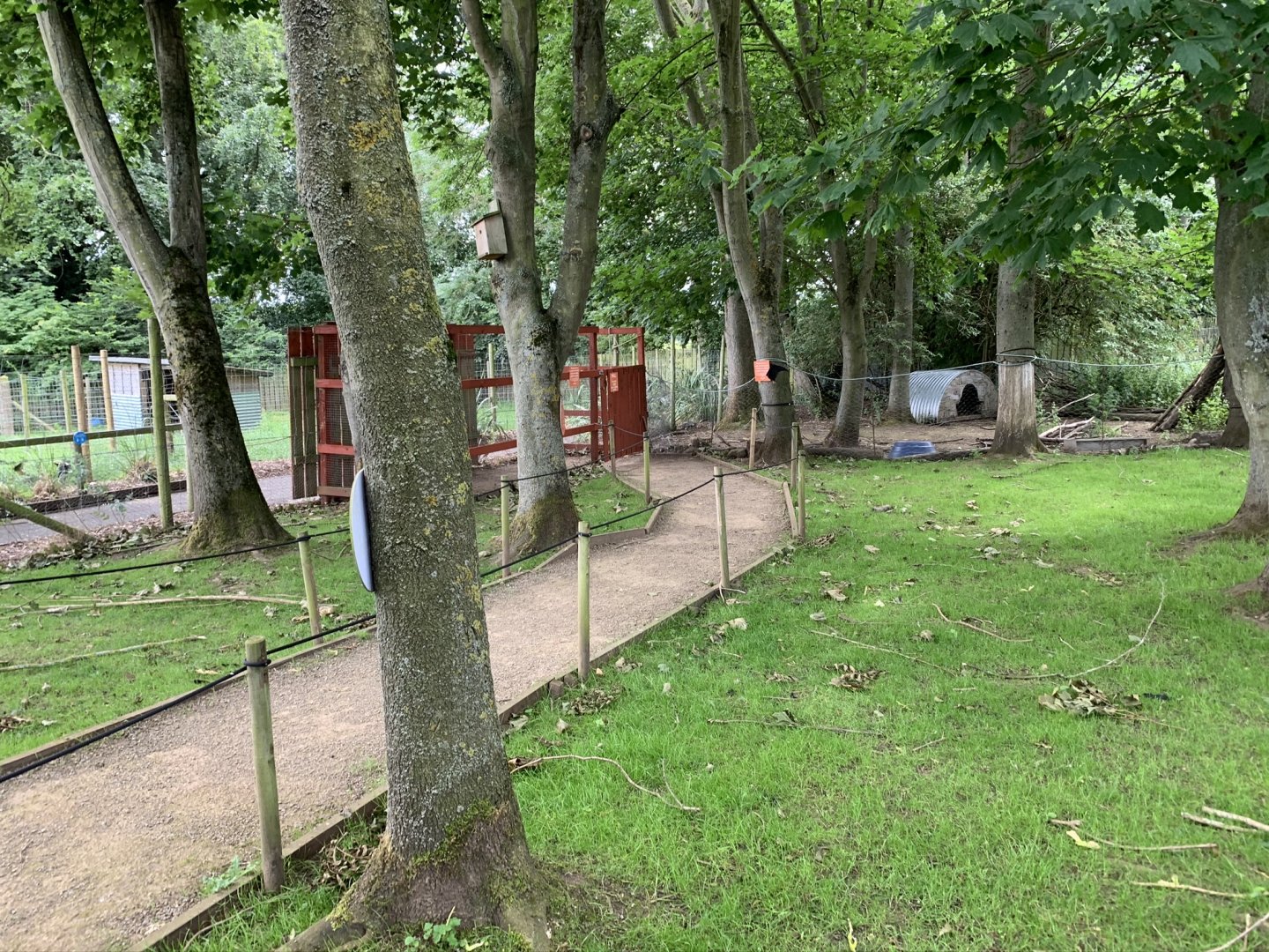 Wallaby Walkthrough Enclosure at Northumberland College Zoo (2020)