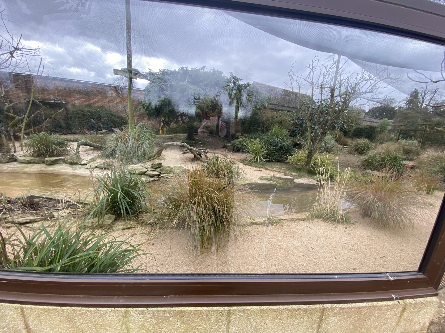 Walled garden aviary