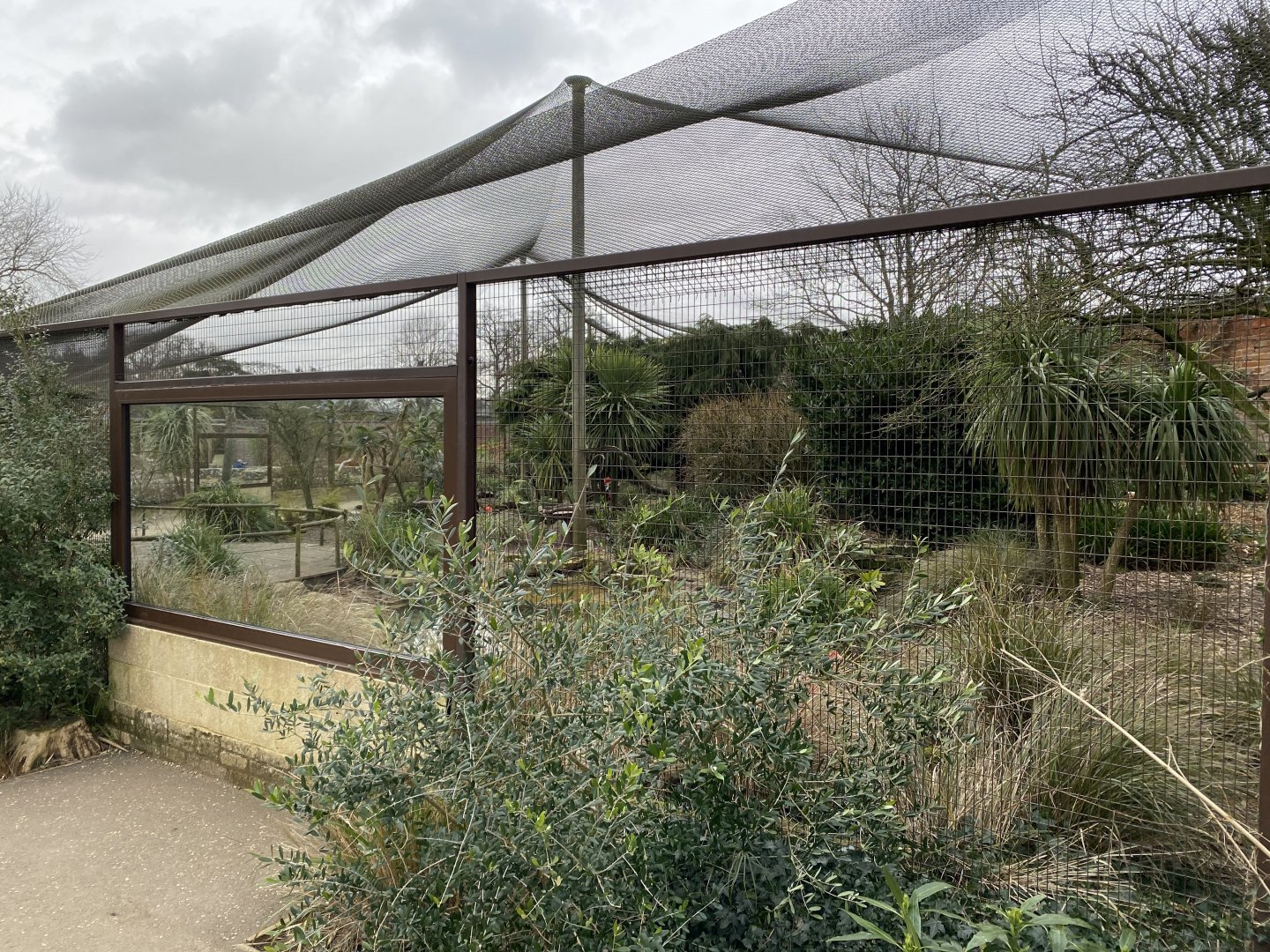 Walled Garden - Large aviary 280222