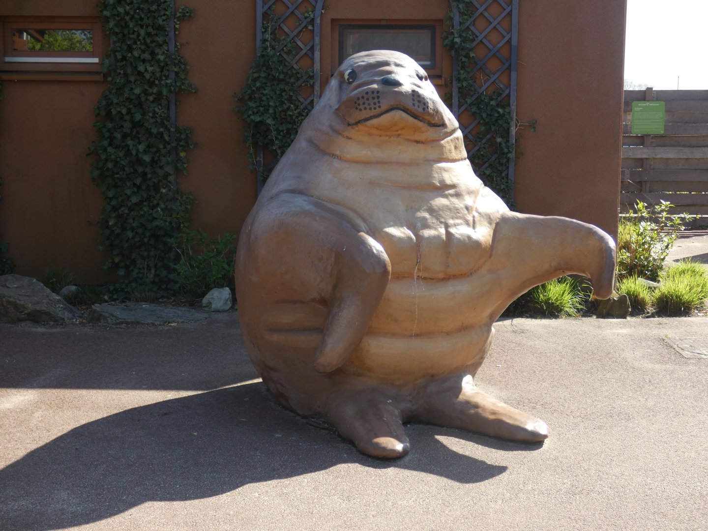 Walrus sculpture