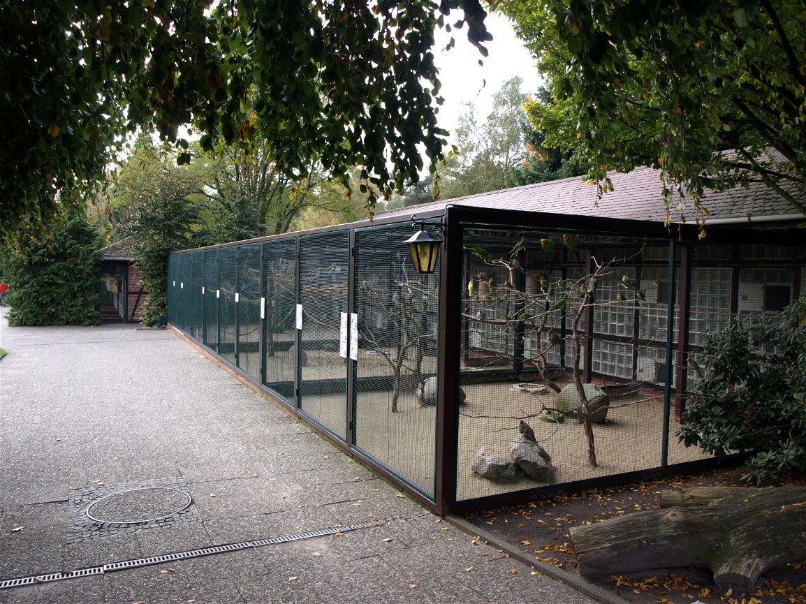 Walsrode Birdpark - Parrot exhibits