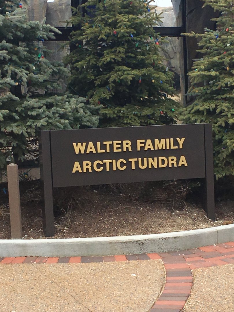 Walter Family Arctic Tundra - Exhibit Sign