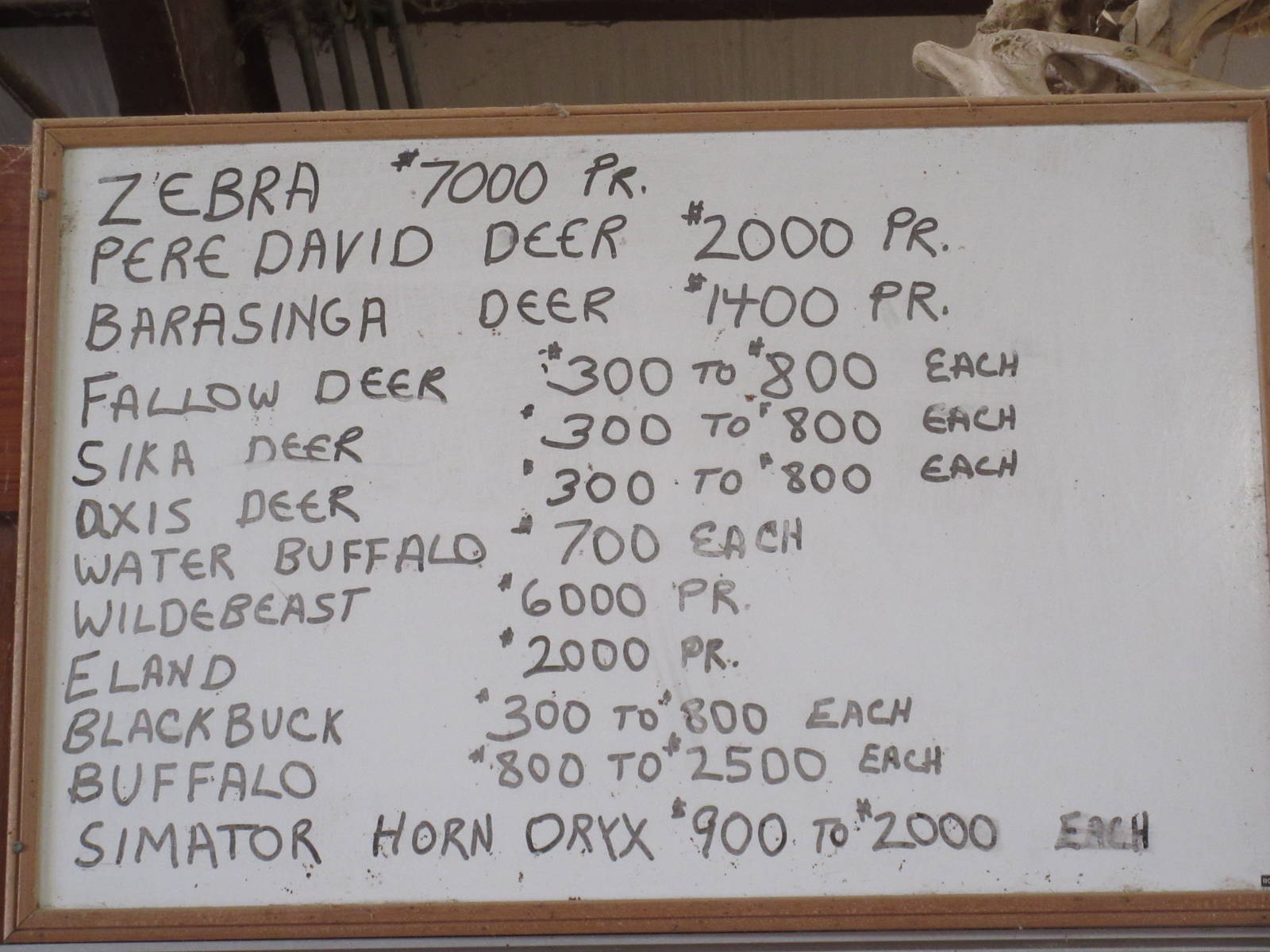 Want to buy some hoofstock?