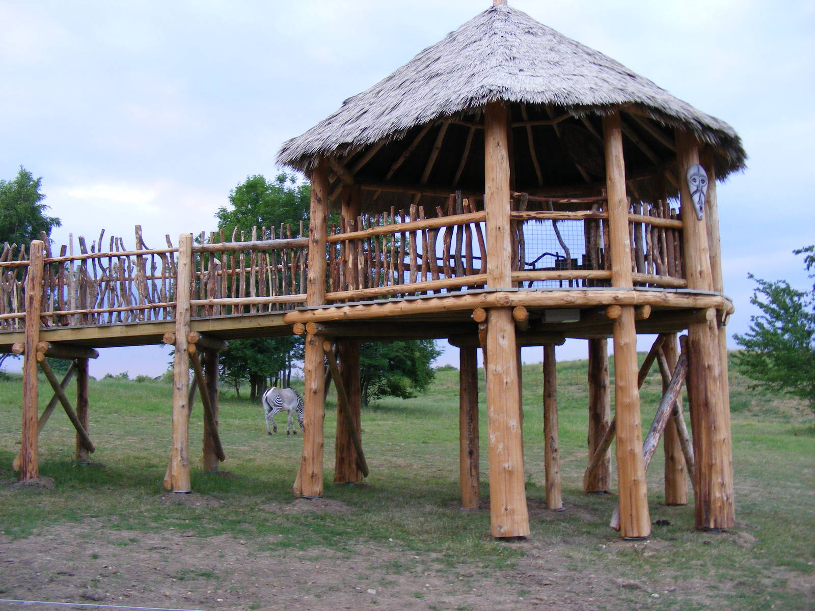 Wanyama Reserve lookout tower at Chessington Zoo, 25 June 2010