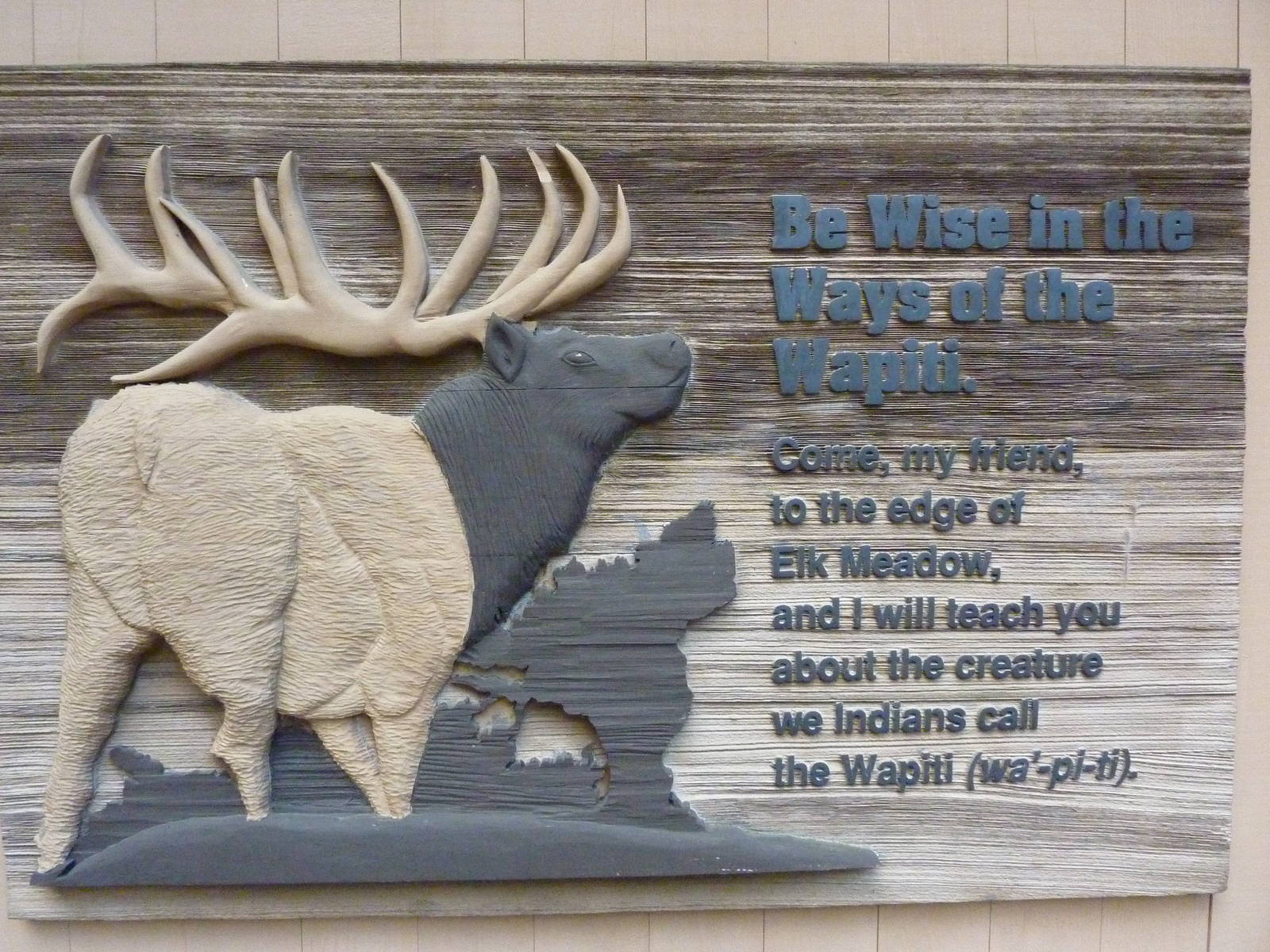 Wapiti Sign