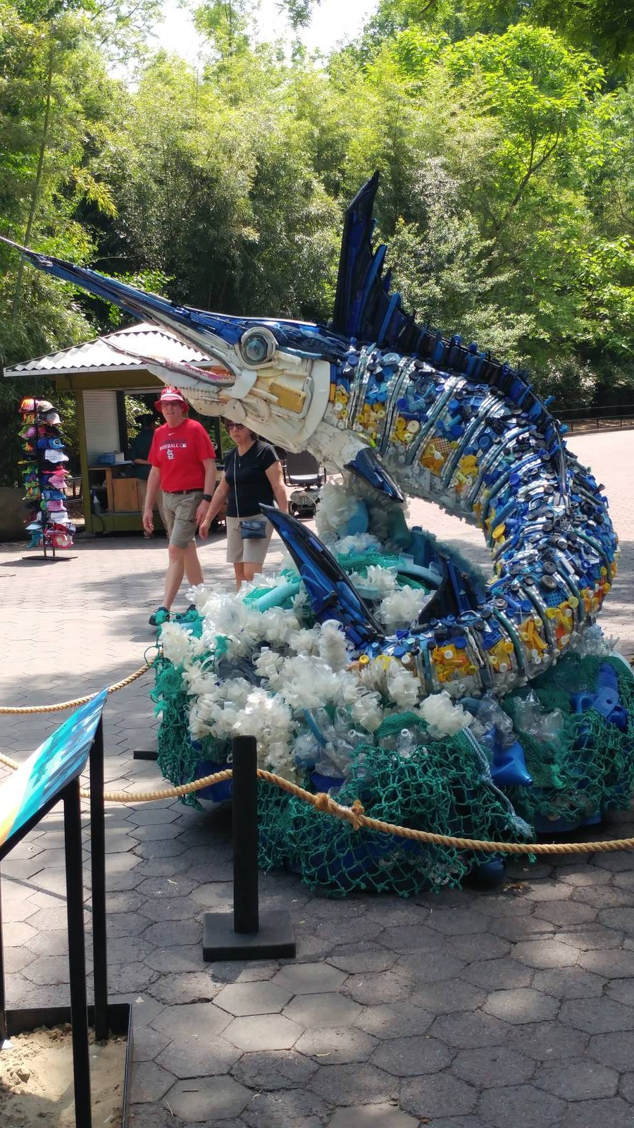 Washed Ashore: Art to Save the Sea - Blue Marlin