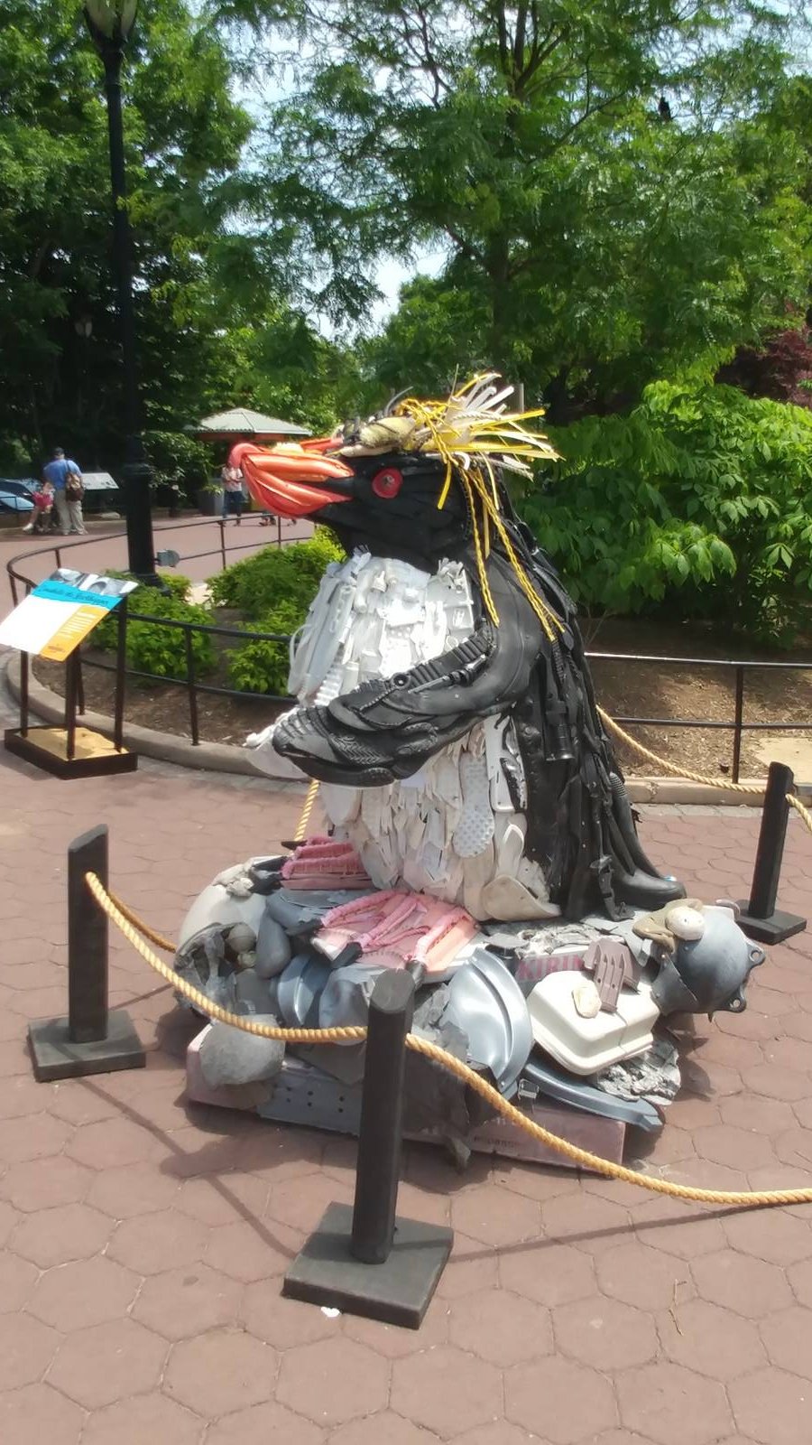 Washed Ashore: Art to Save the Sea - Macaroni Penguin