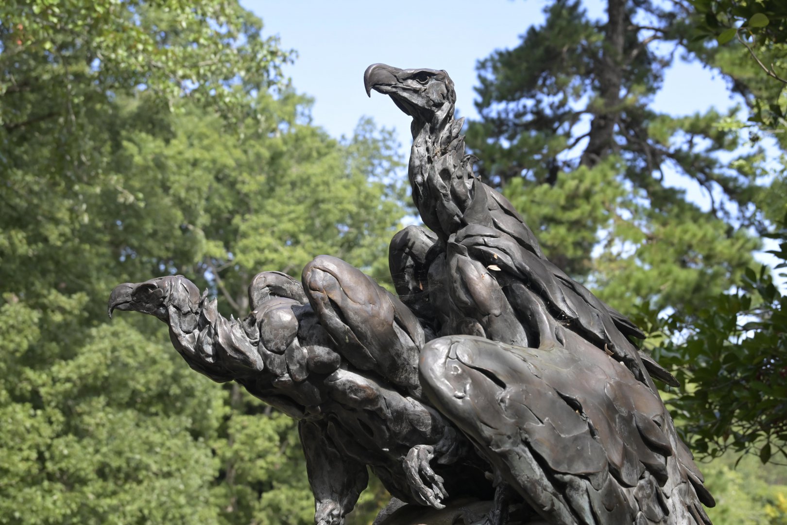 Watani Grasslands Reserve - Vulture Sculpture