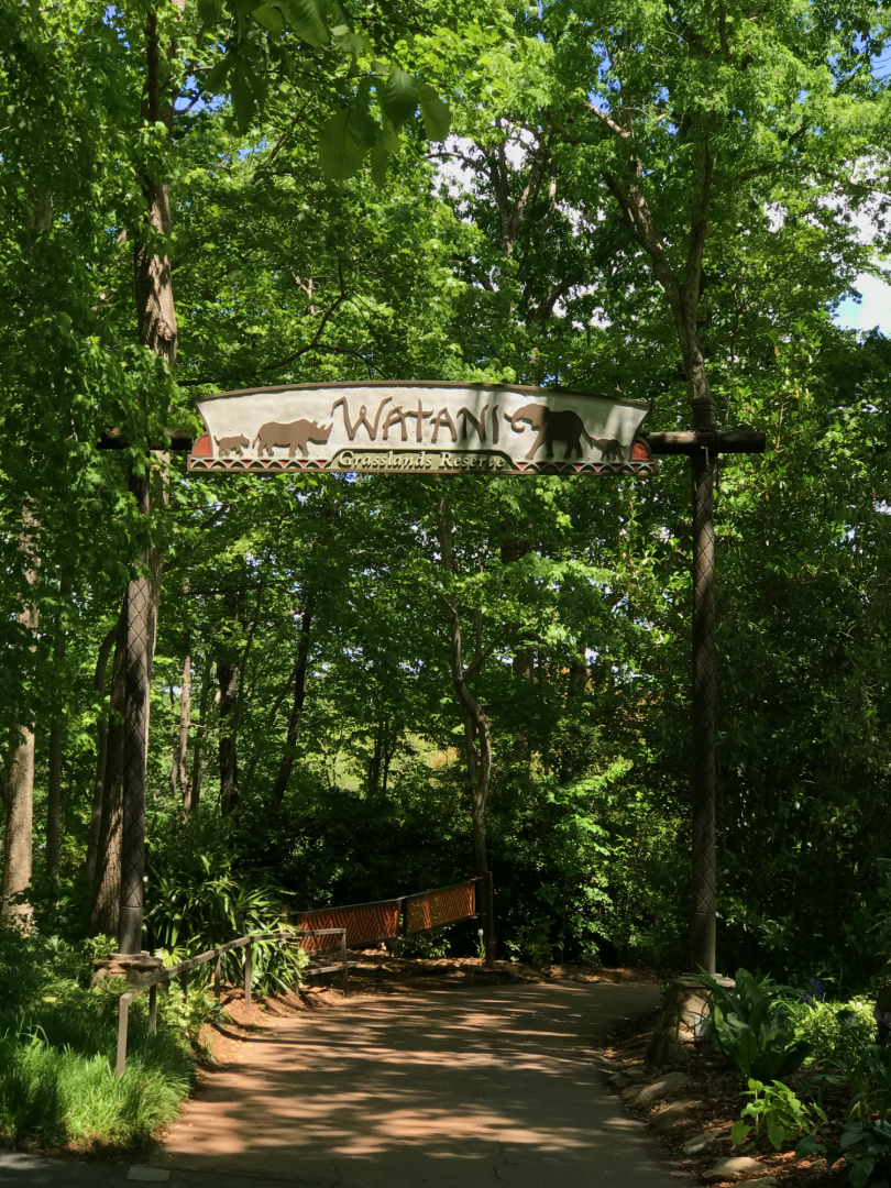 Watani Grasslands Sign