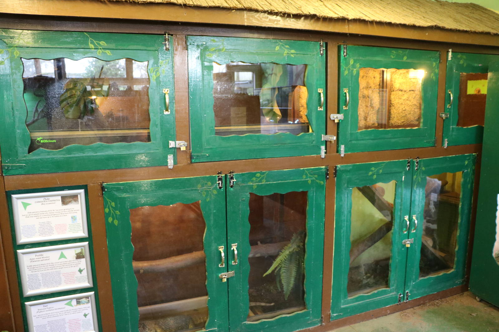 Water monitor enclosure, November 2015