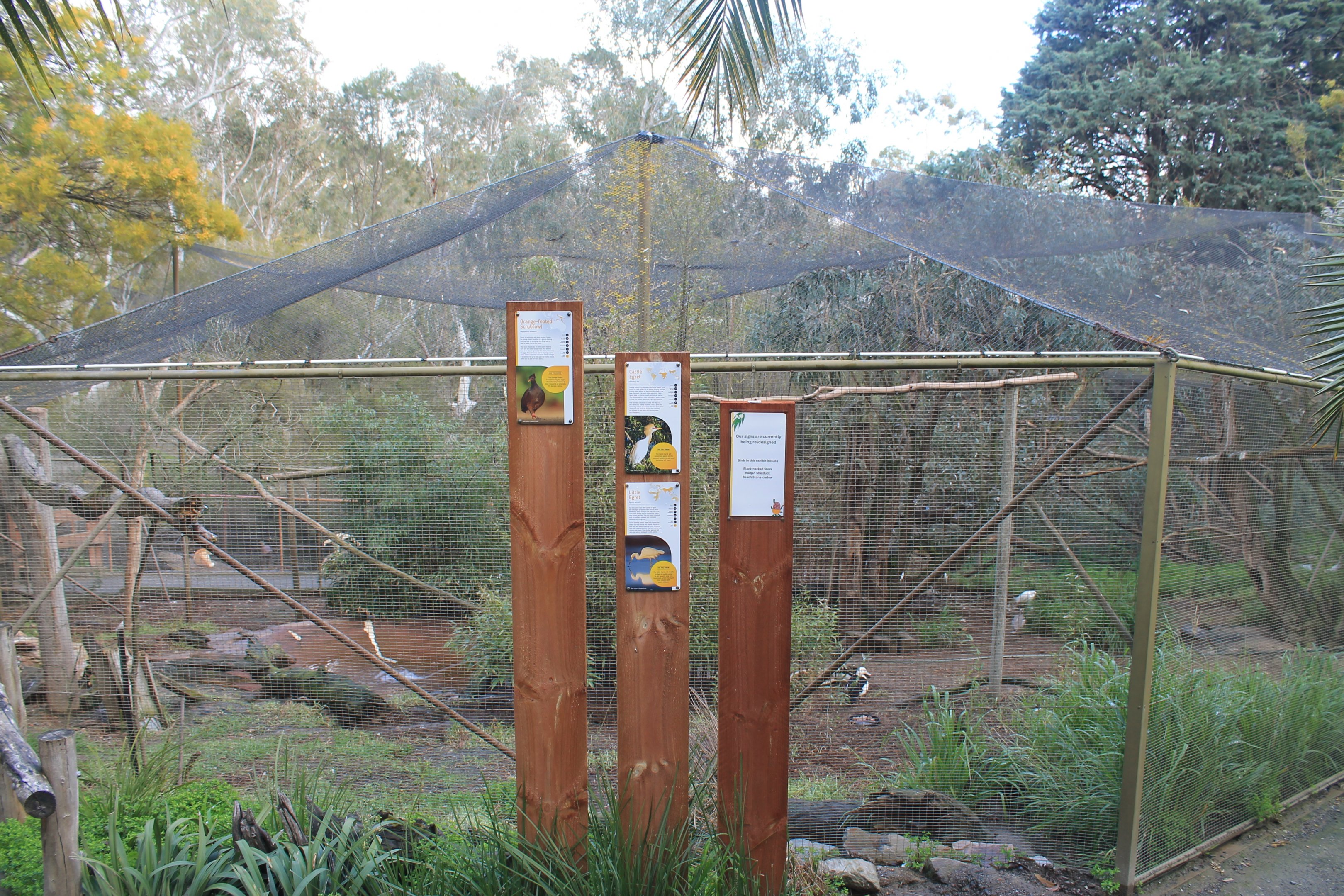 Waterbird aviary