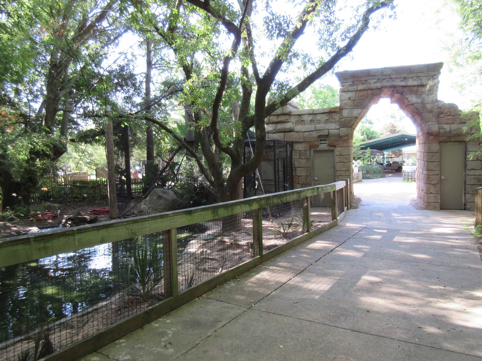 Waterfowl Exhibit + Land of the Jaguar Entrance Arch