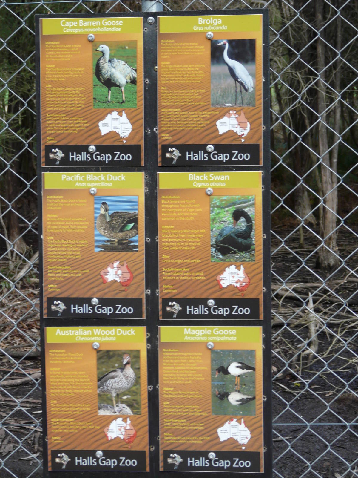 Waterlands birds/signage example