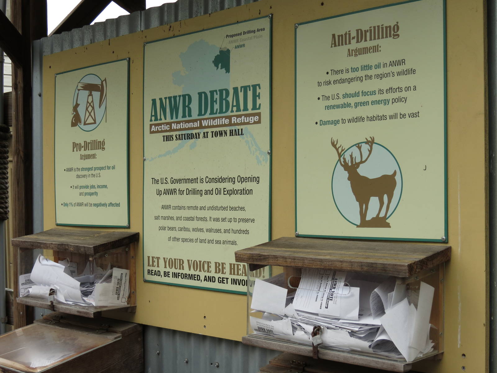 Water's Edge - Arctic National Wildlife Refuge Sign