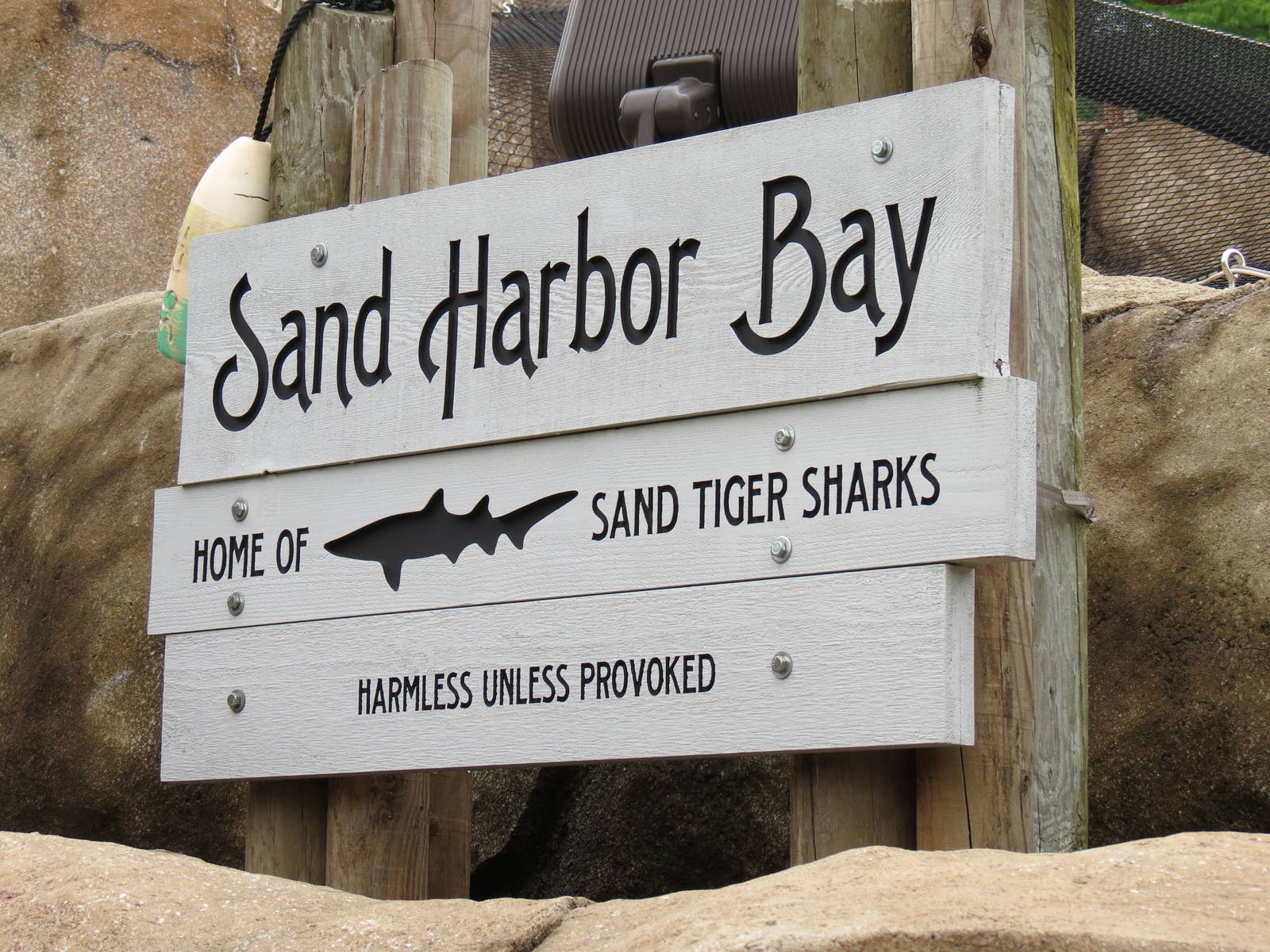 Water's Edge - Sand Harbor Bay Sign