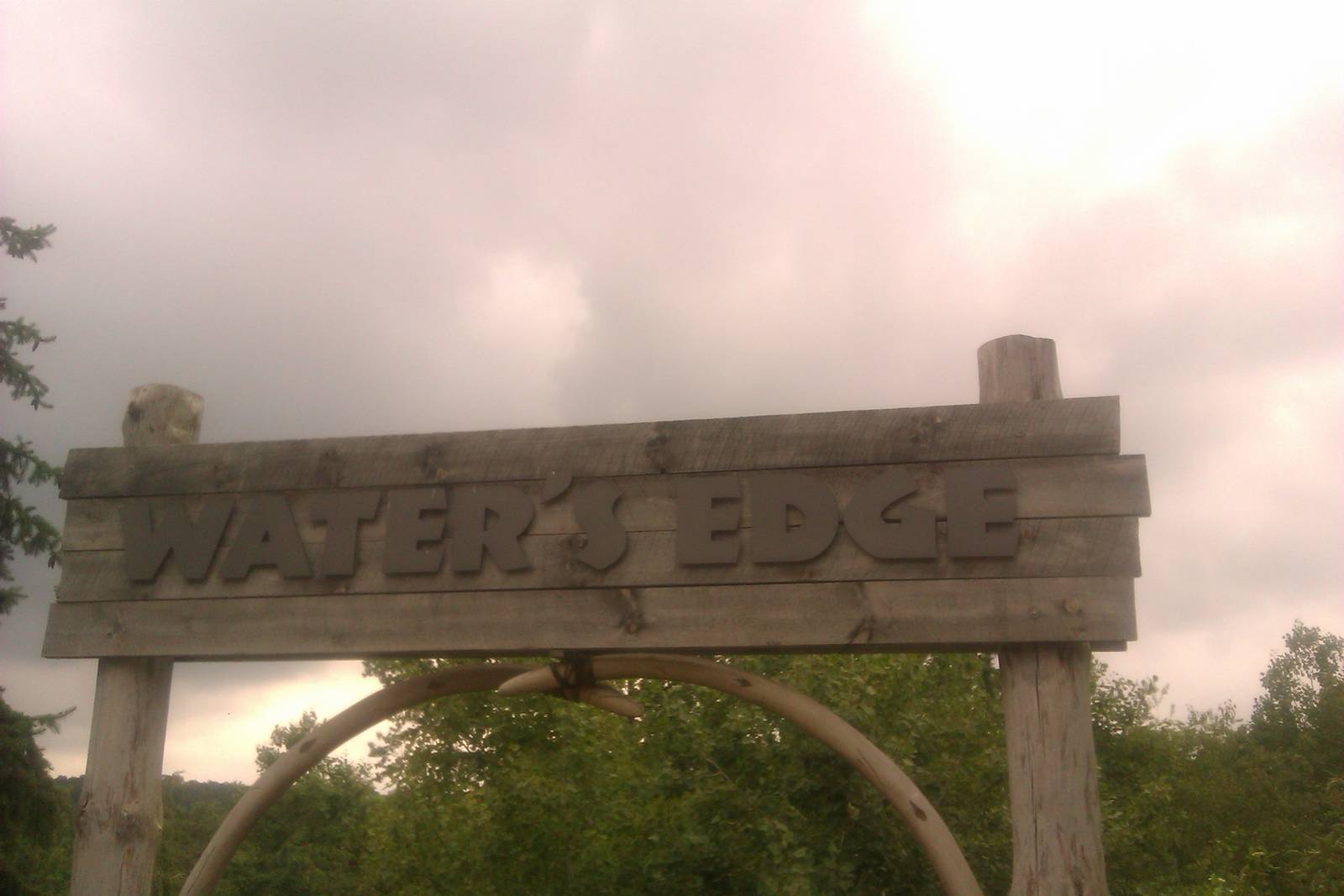 Water's Edge Sign