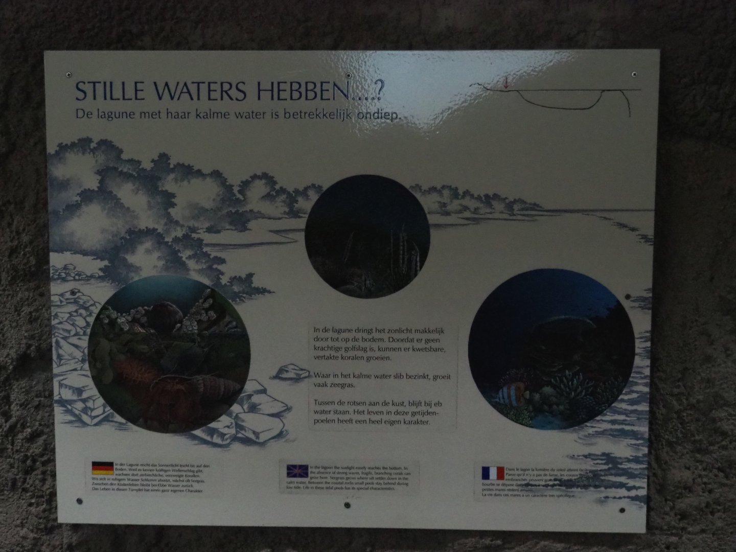 Waters of the lagoon sign (Sep 16th, 2018)