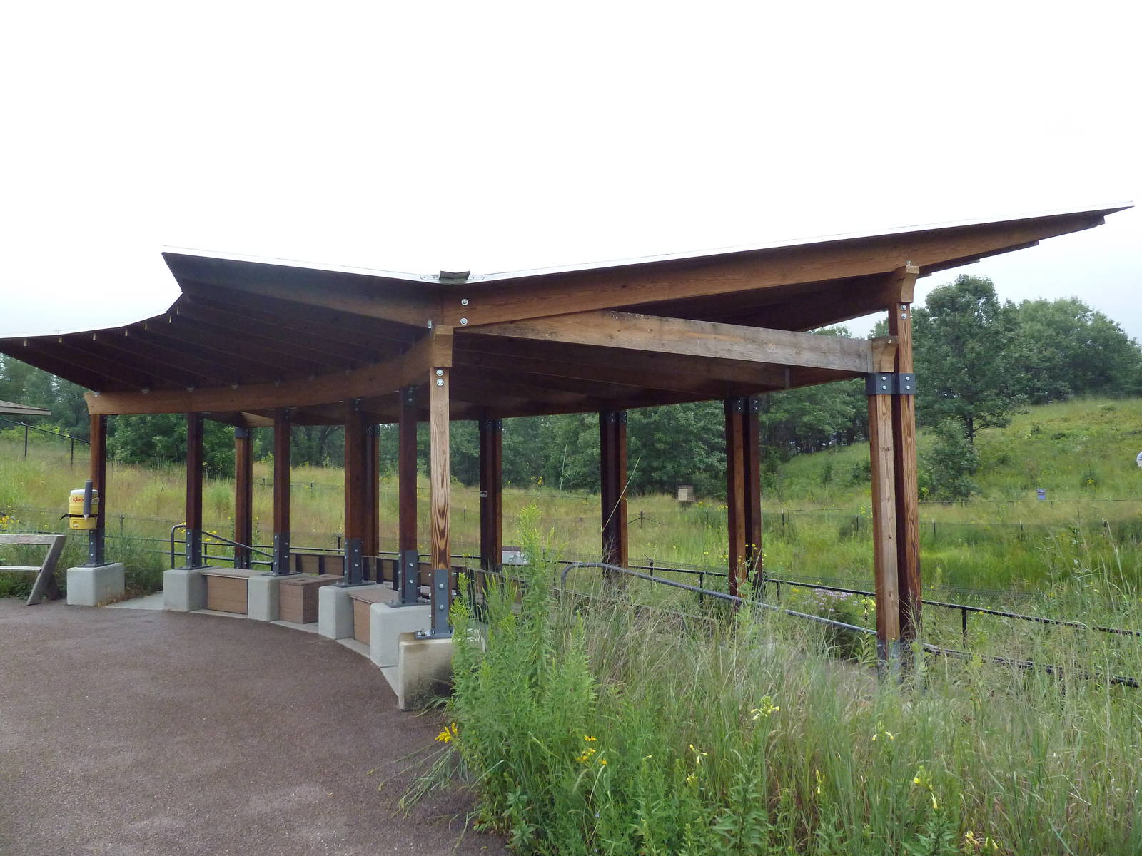 Wattled Crane Exhibit - Viewing Shelter