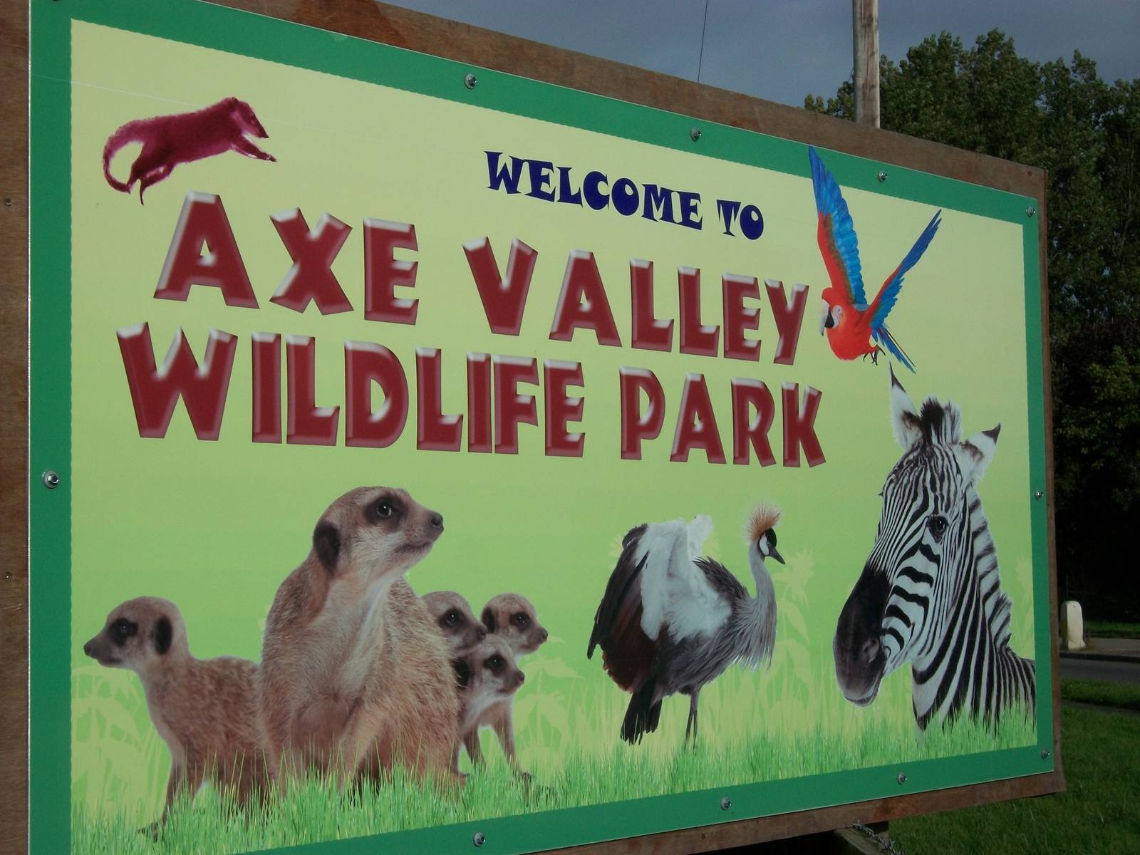 Welcome sign 11th September 2012