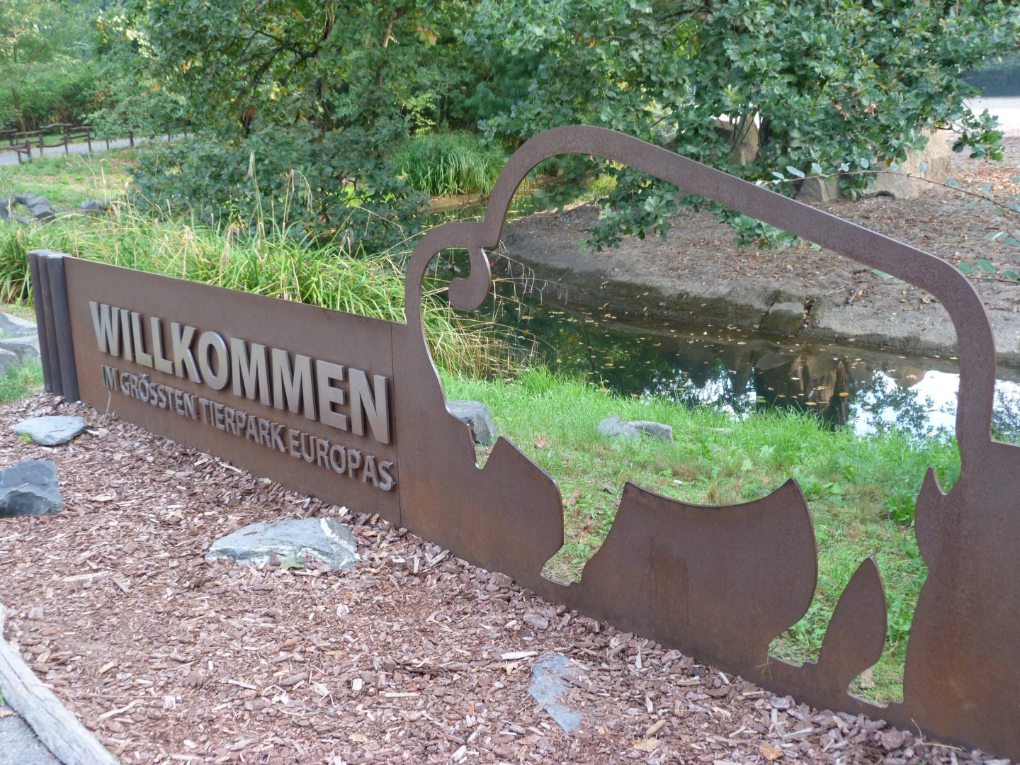 Welcome sign -Tierpark Berlin (2024)