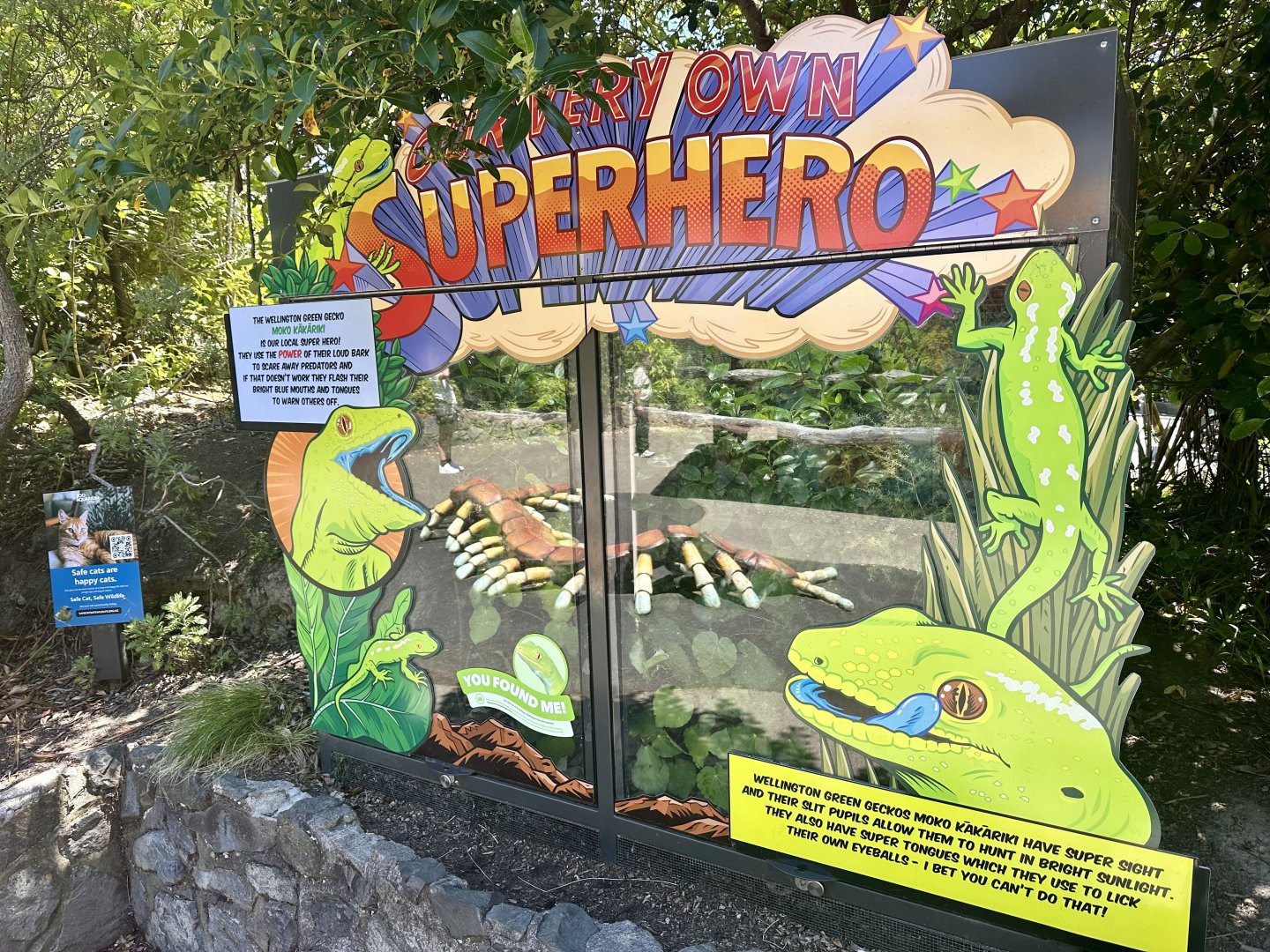 Wellington Green Gecko Exhibit