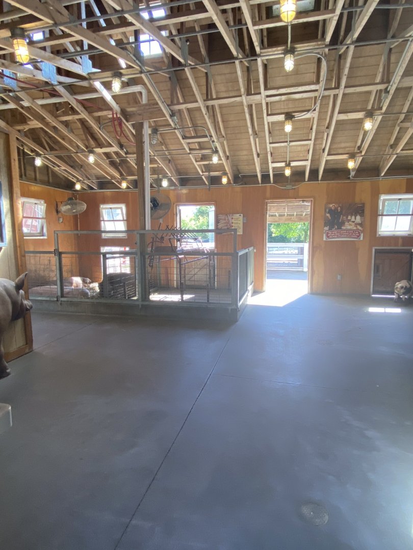 Wells Fargo family farm- swine barn