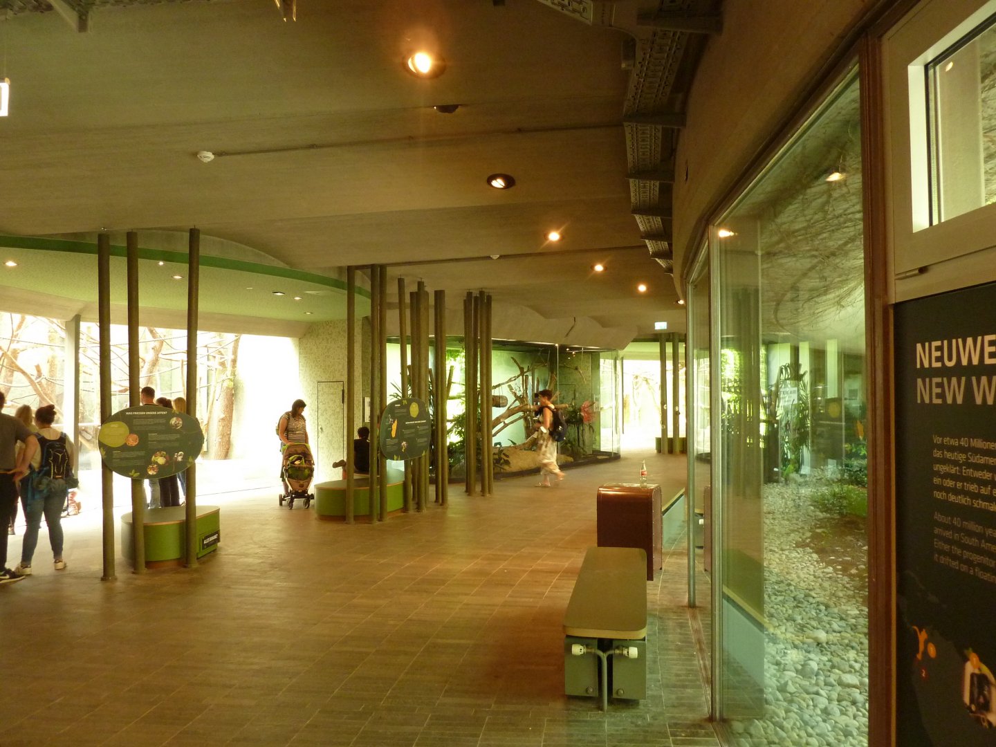 Welt der Affen - visitor area