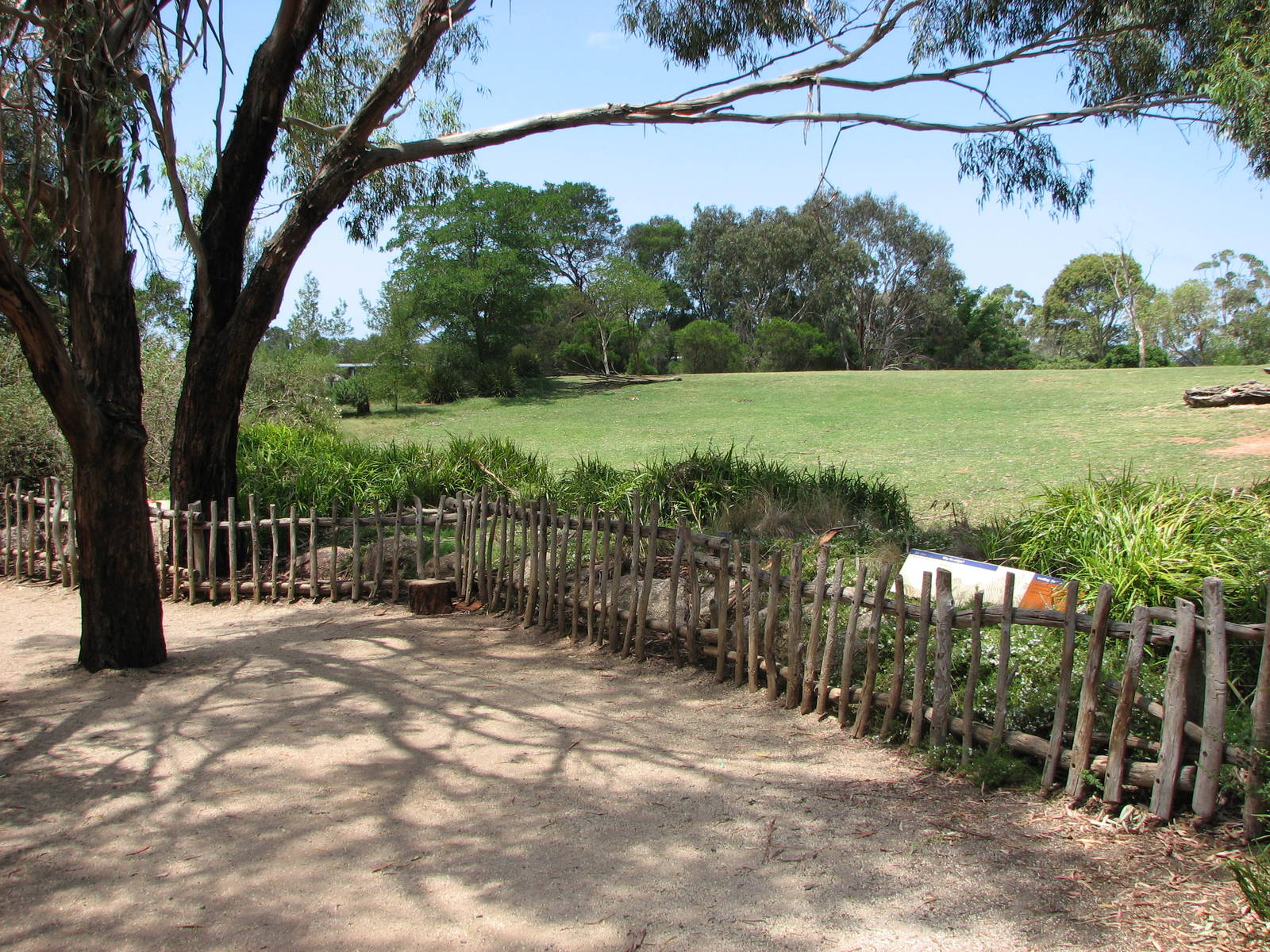 Werribee Zoo - Mixed ungulate exhibit close to the entrance