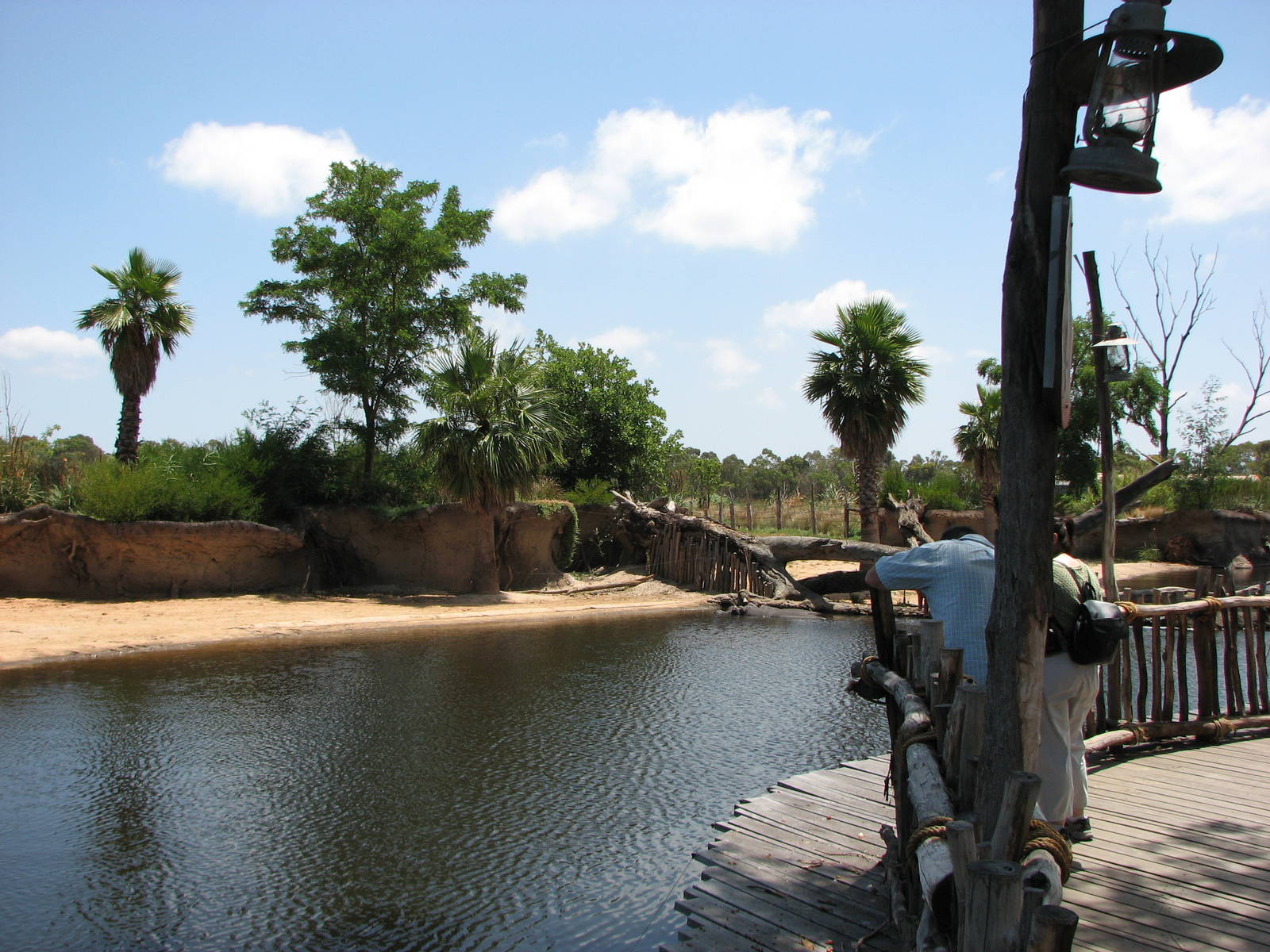 Werribee Zoo - Part of the Hippopotamus exhibit