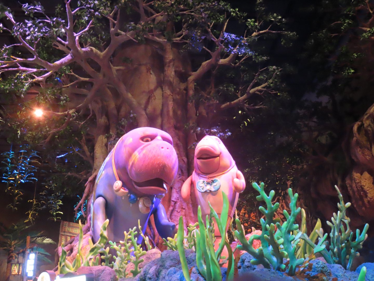 West african manatee statue