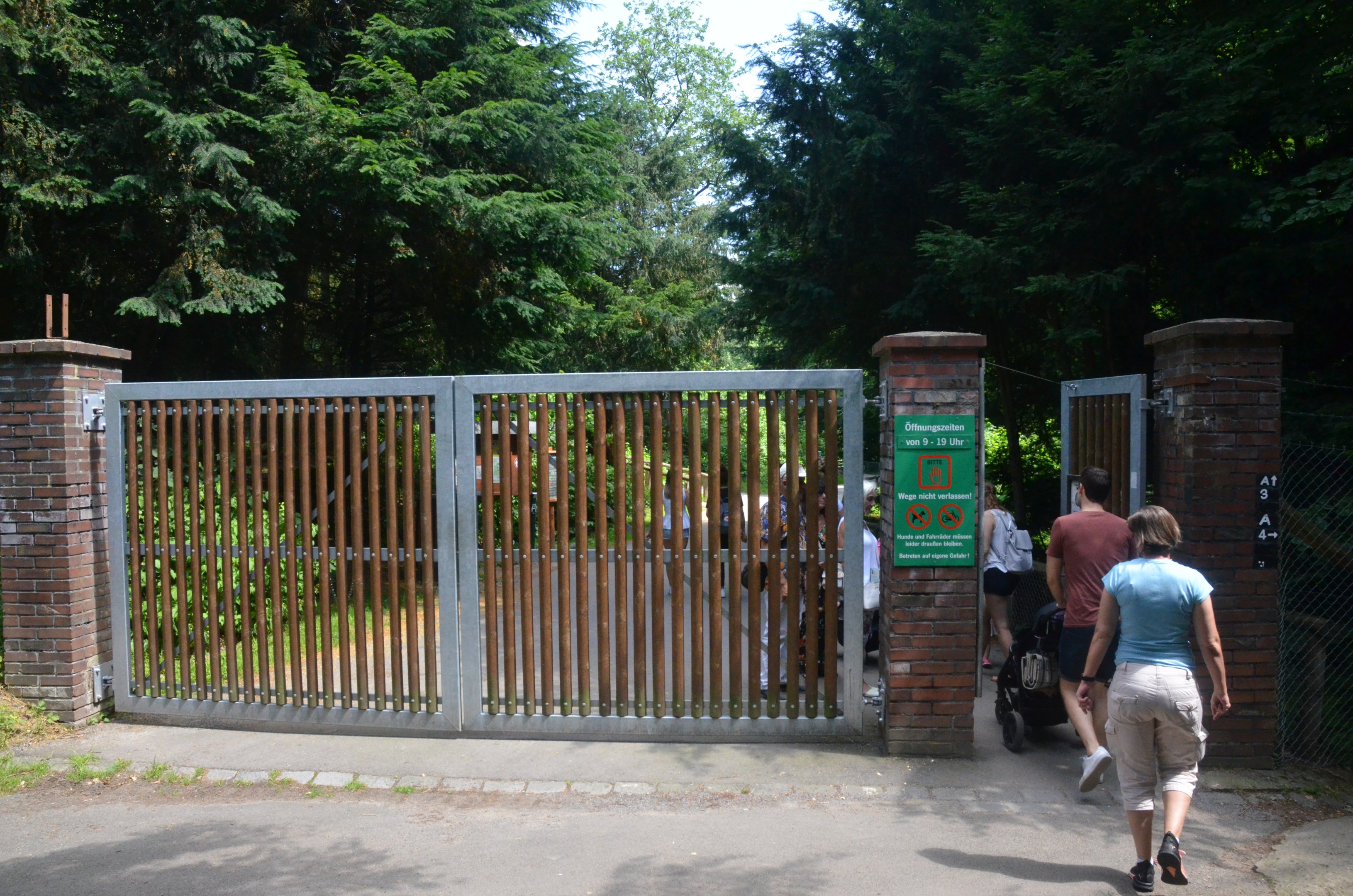 Western Entrance at Wildpark Grafenberger Wald, 23/06/2019
