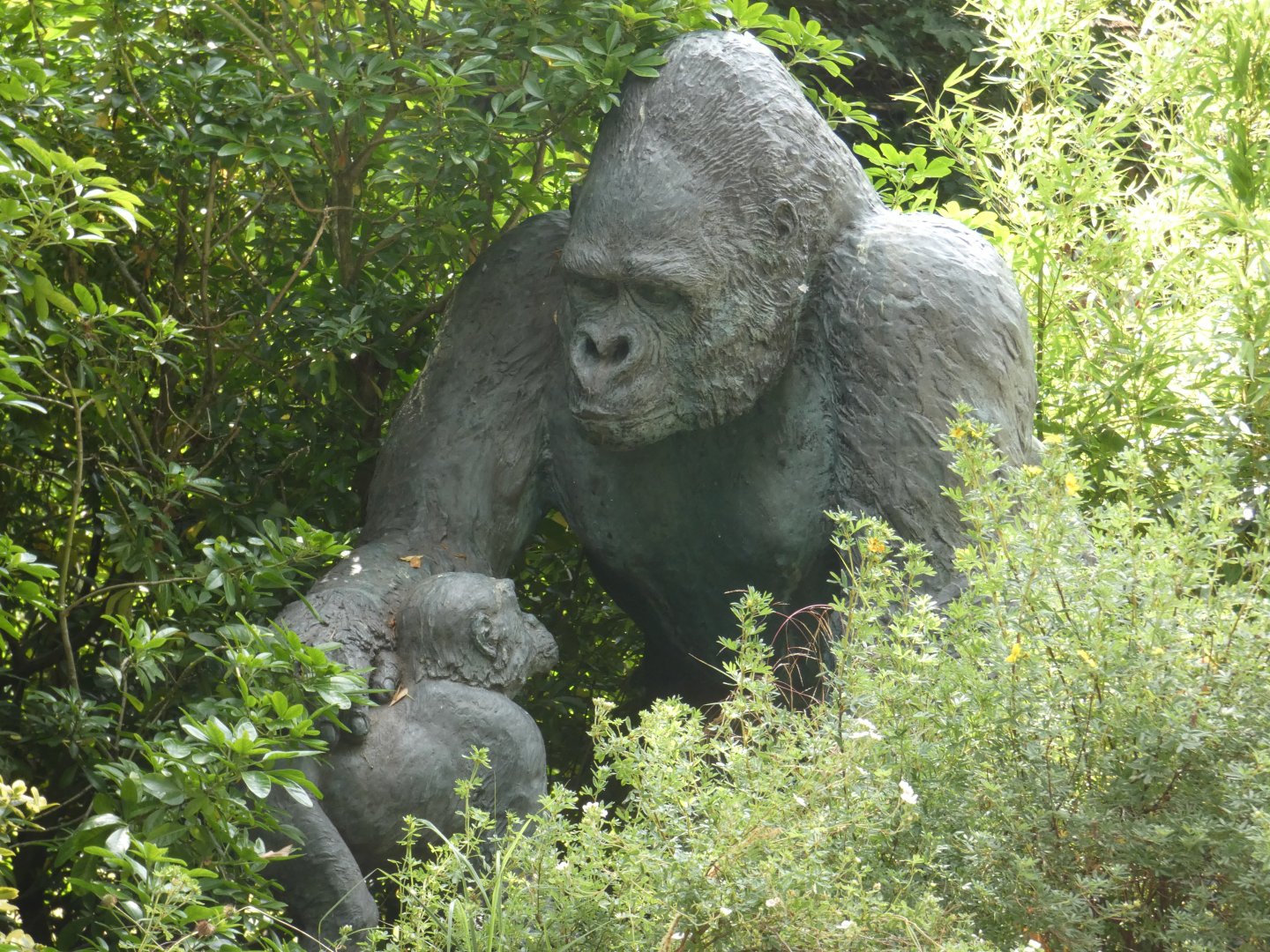 Western Lowland Gorilla statue