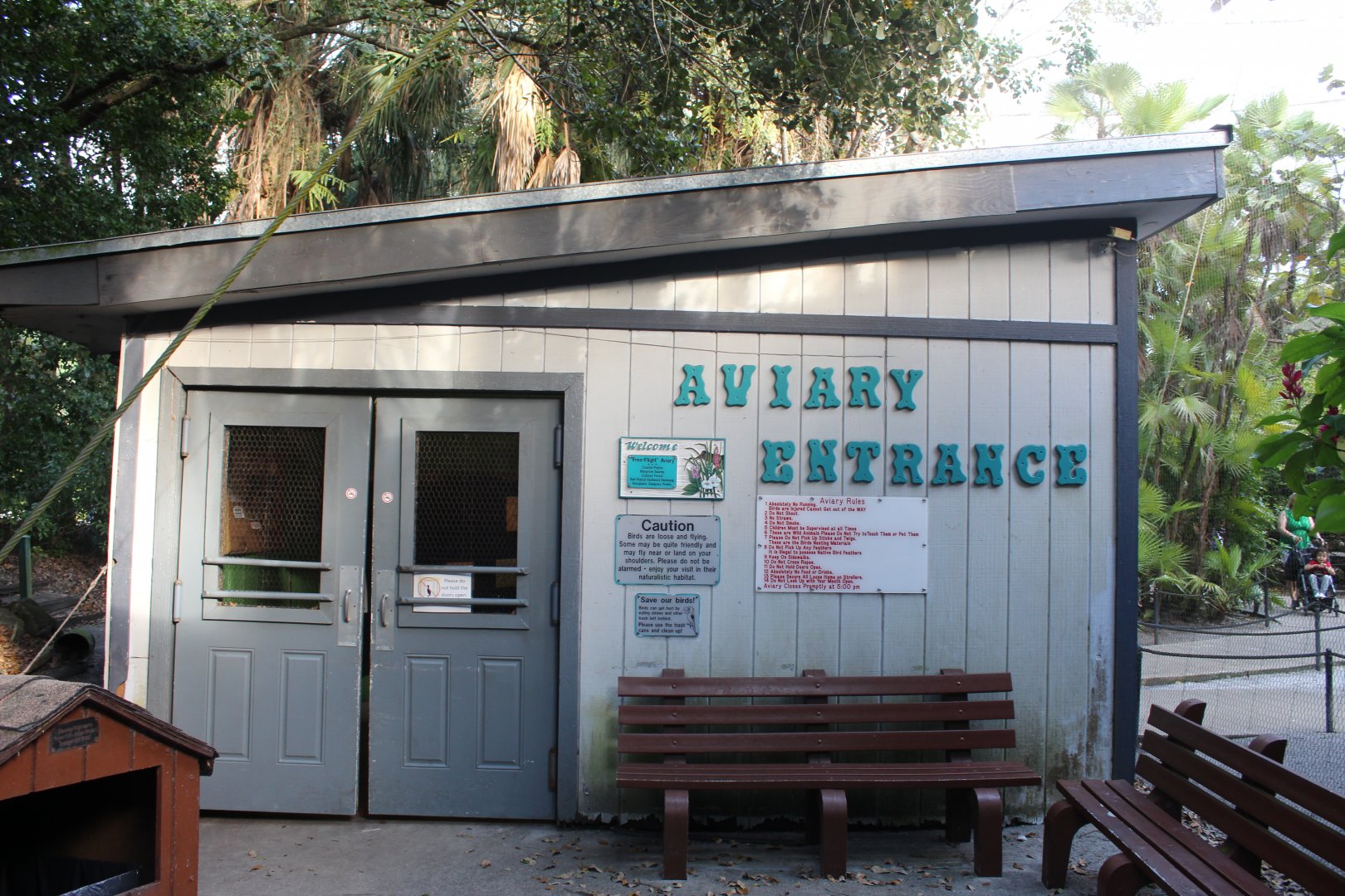 Wetlands Aviary Entrance