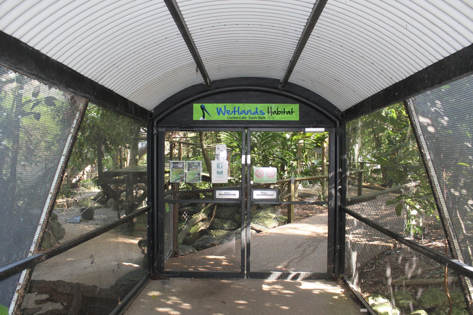 Wetlands Habitat entrance