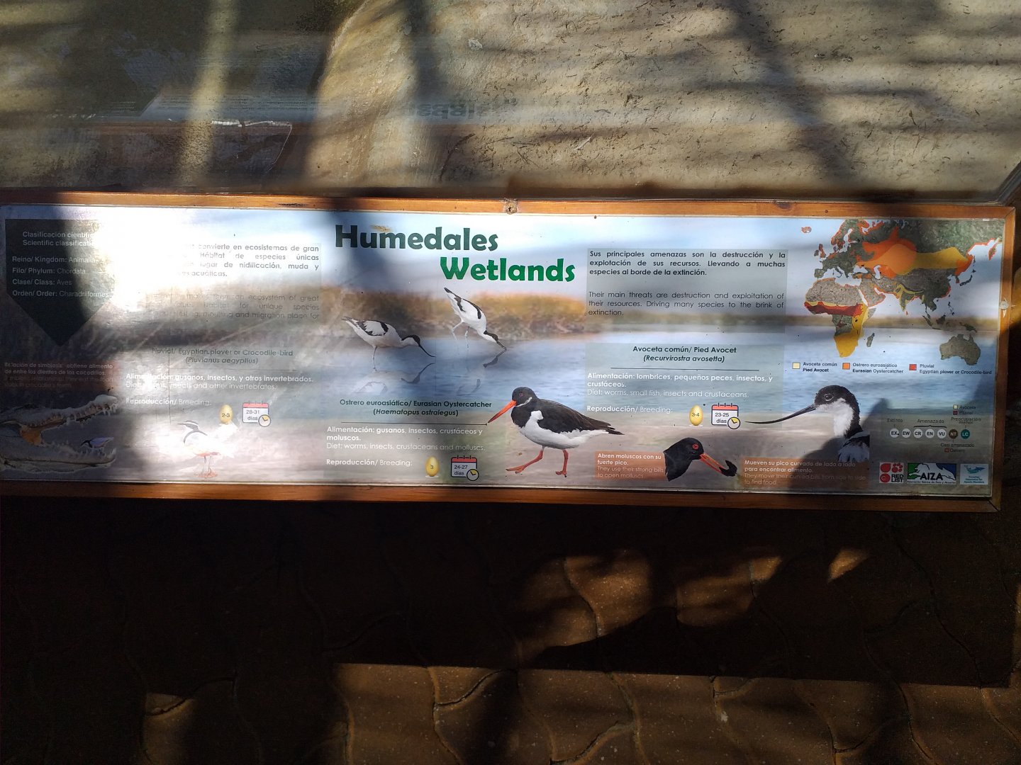 Wetlands sign -MundoMar Benidorm (2021)
