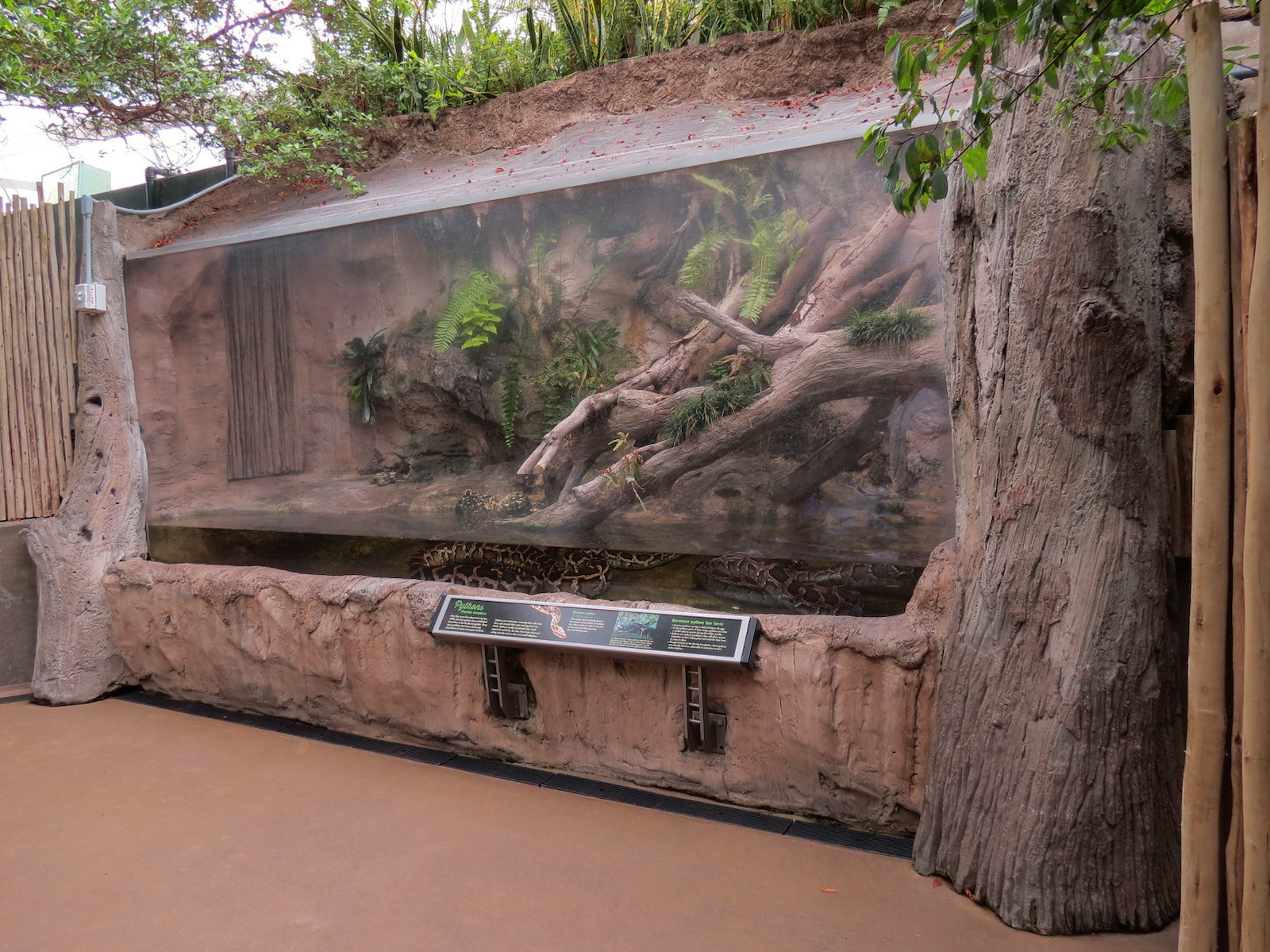 Wetlands Trail - Invasive Python Exhibit