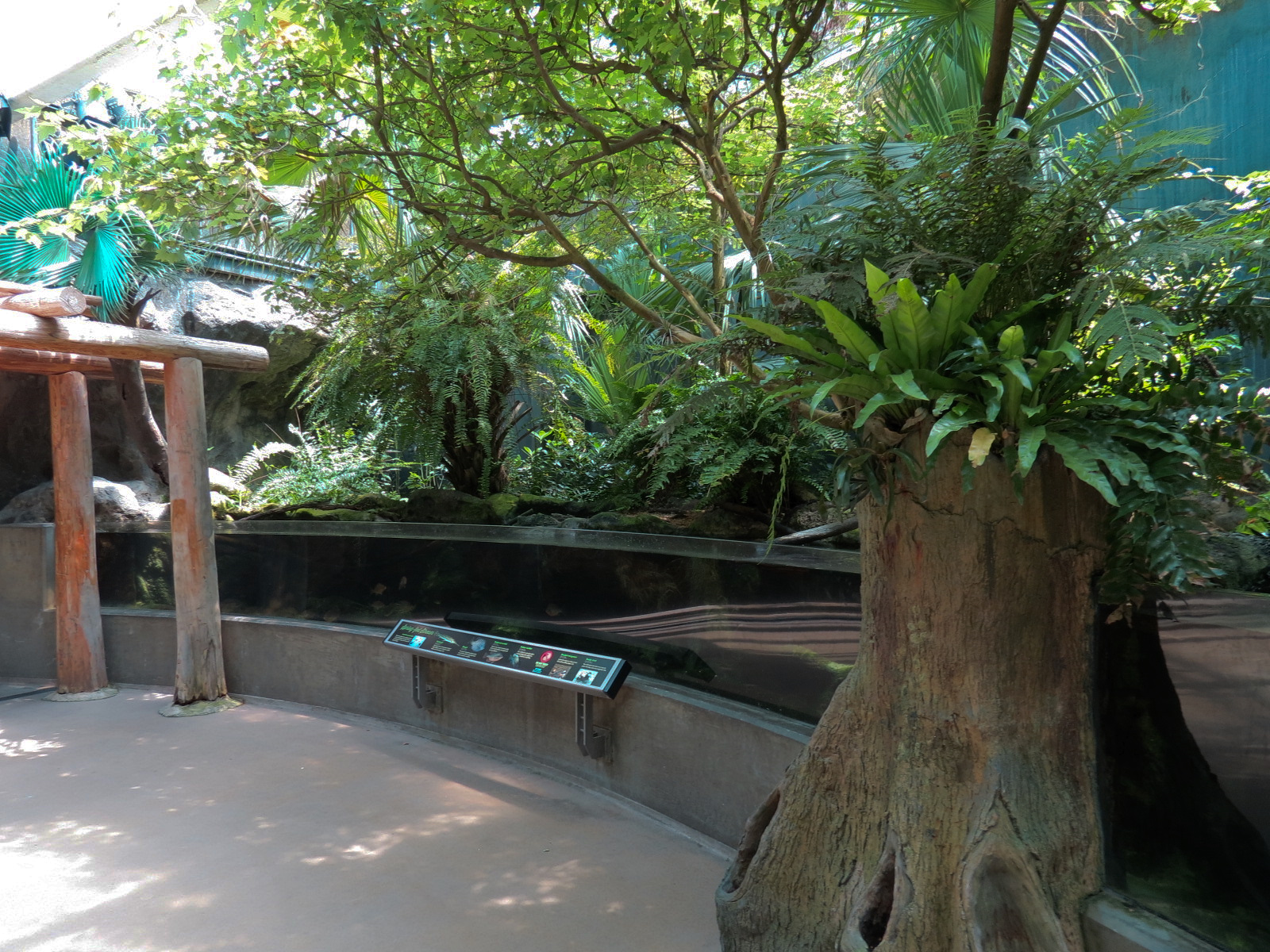 Wetlands Trail - Sping-fed Stream Exhibit