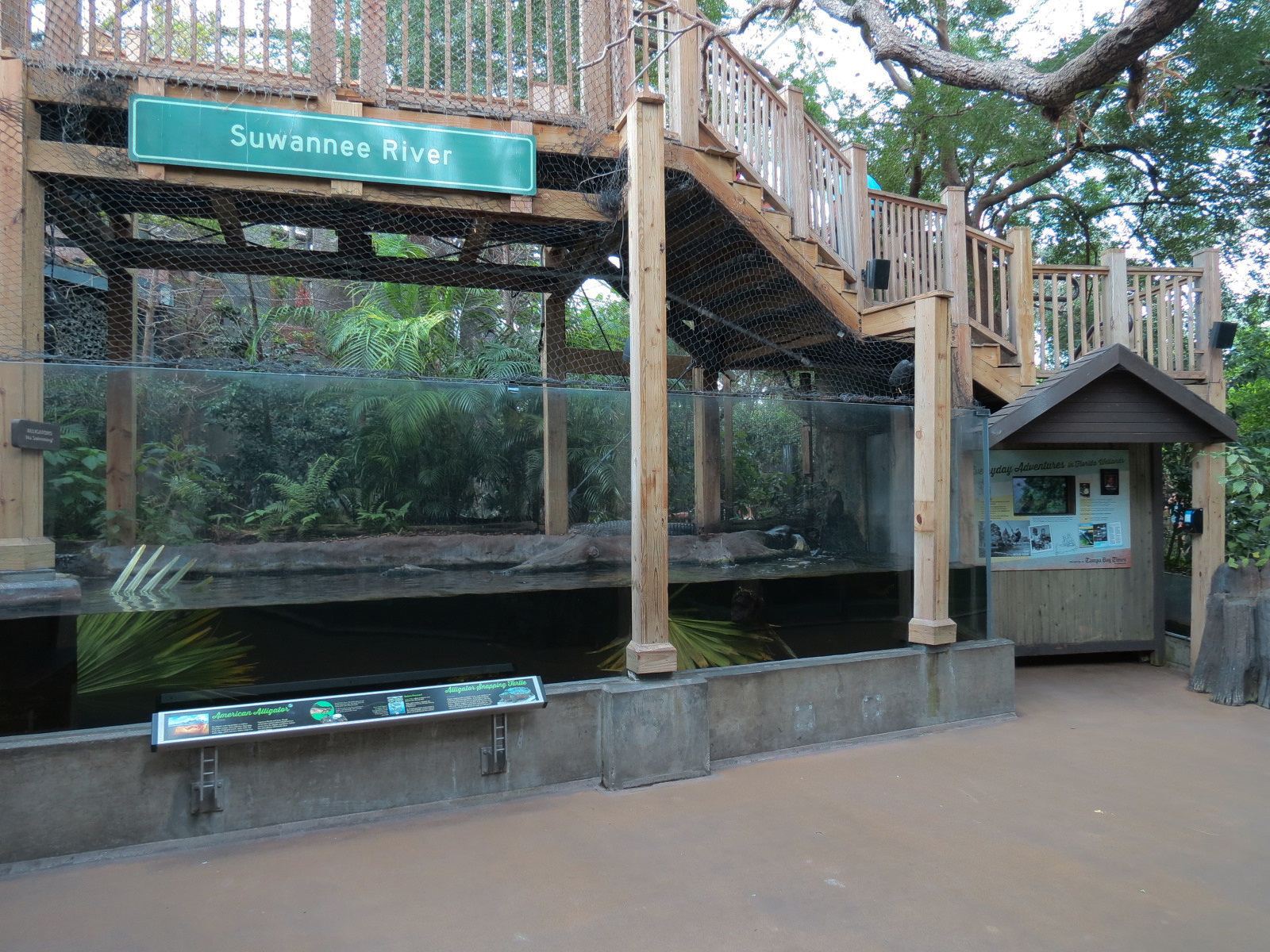 Wetlands Trail - Suwannee River Exhibit