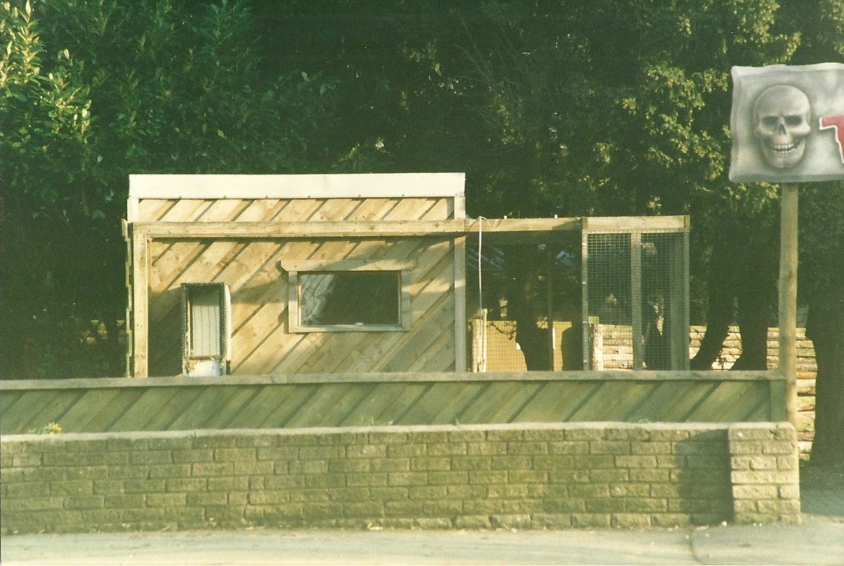 Where the primate cage had been 26th February 2000