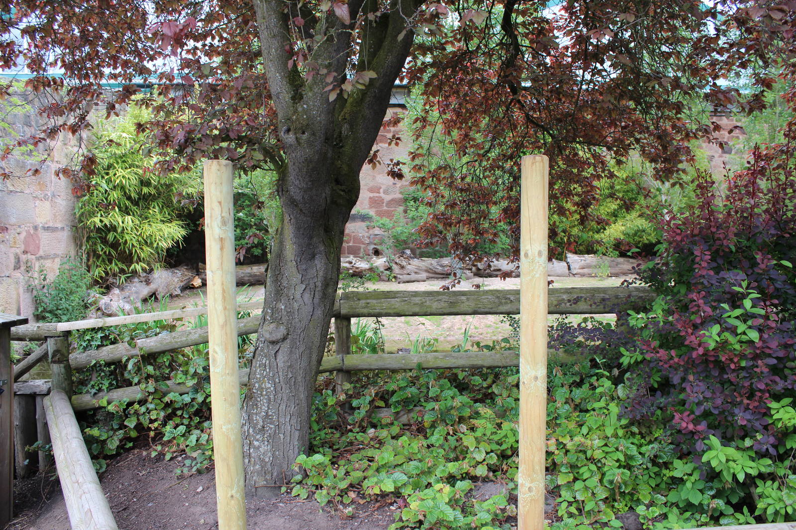 Where the sign once was..