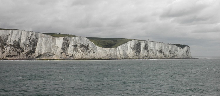White cliffs of Dover.  UK.